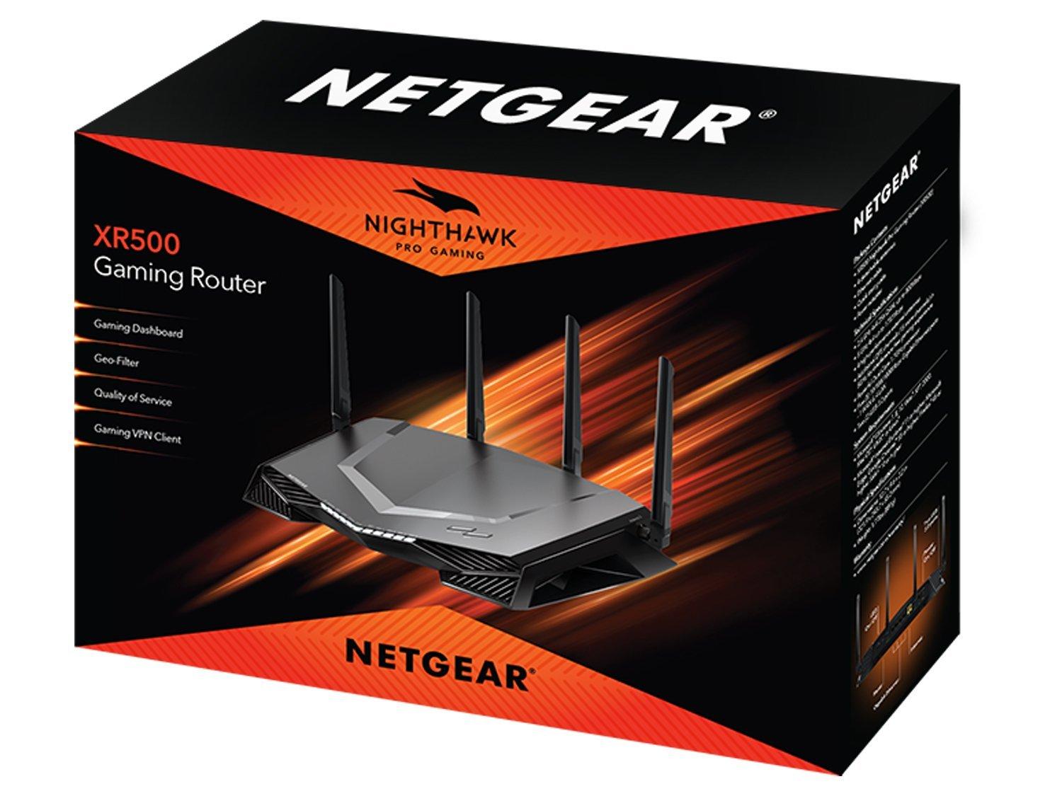 NETGEAR Nighthawk Pro Gaming XR500 Wi-Fi Router with 4 Ethernet Ports and Wireless Speeds Up to 2.6 Gbps, AC2600, Optimized for Low Ping - Image 6