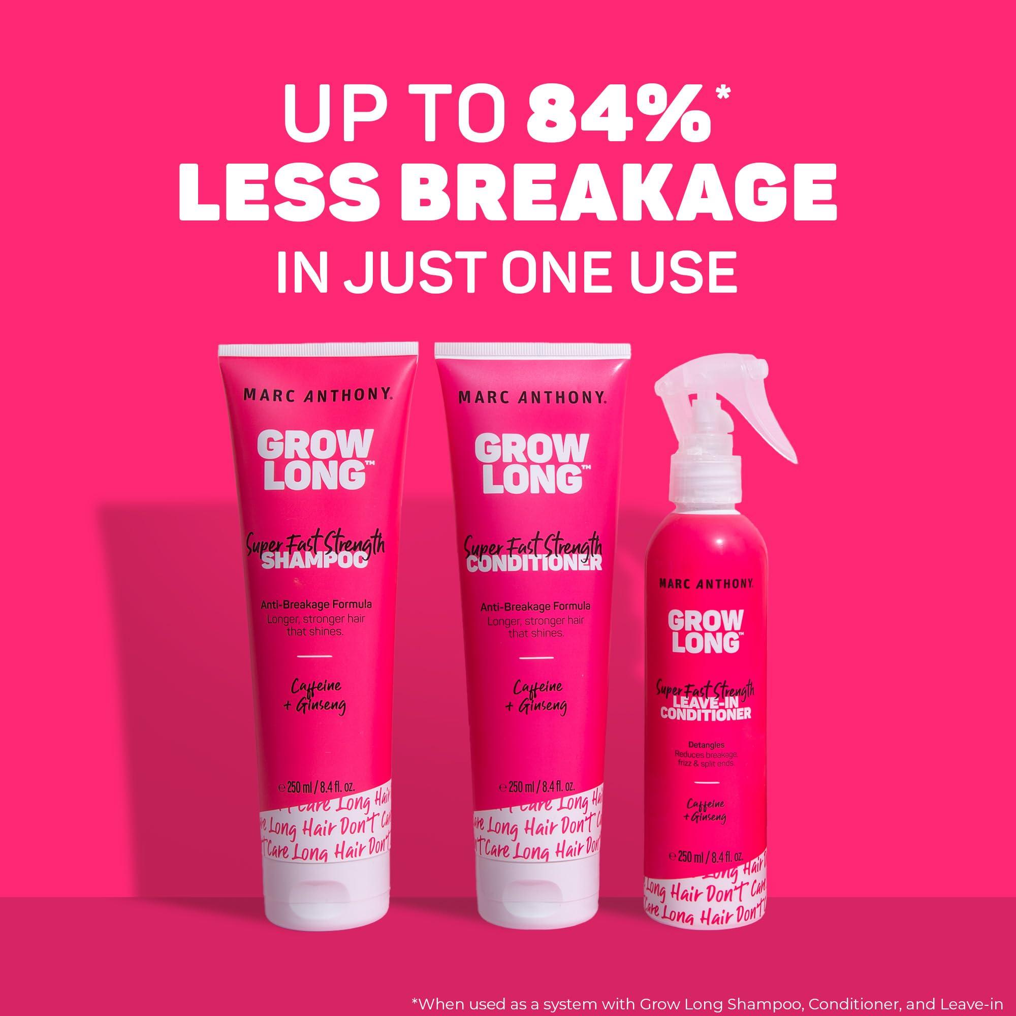 Marc Anthony Strengthening Conditioner, Grow Long - Anti-Frizz, Anti-Breakage & Nourishing Formula For Split Ends, & Hair Growth - Biotin, Vitamin E, Caffeine & Ginseng for Dry & Damaged Hair - Image 5