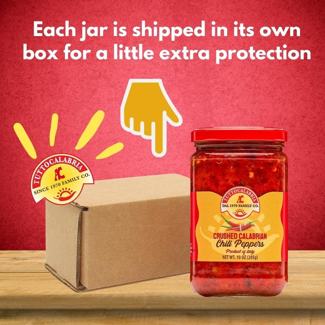 TUTTOCALABRIA Crushed Calabrian Chili Pepper, Paste/Spread/Sauce, Hot, Savory, Delicious,10 oz, (285g) - Image 6
