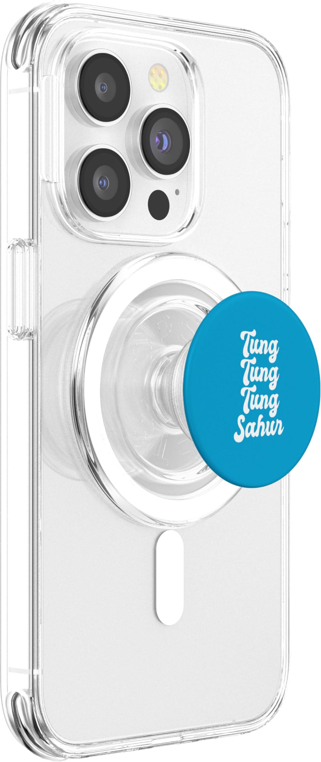 Tung Tung Tung Sahur Meme Viral Joke Drum Beat Wooden Log PopSockets PopGrip for MagSafe - Image 4