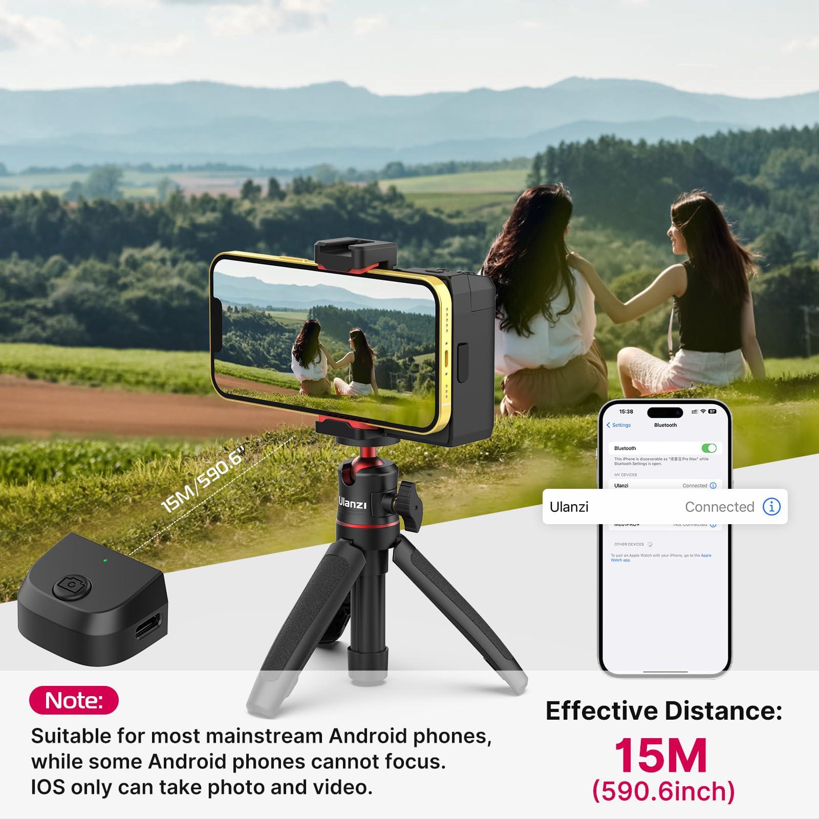 CG-02 Grip Holder for Smartphone Upgraded Phone Camera Grip w Remote Shutter Handheld Tripod Mount Fill Light Handheld Photography Accessories for iPhone 16 15 14 Pro Max etc - Image 6