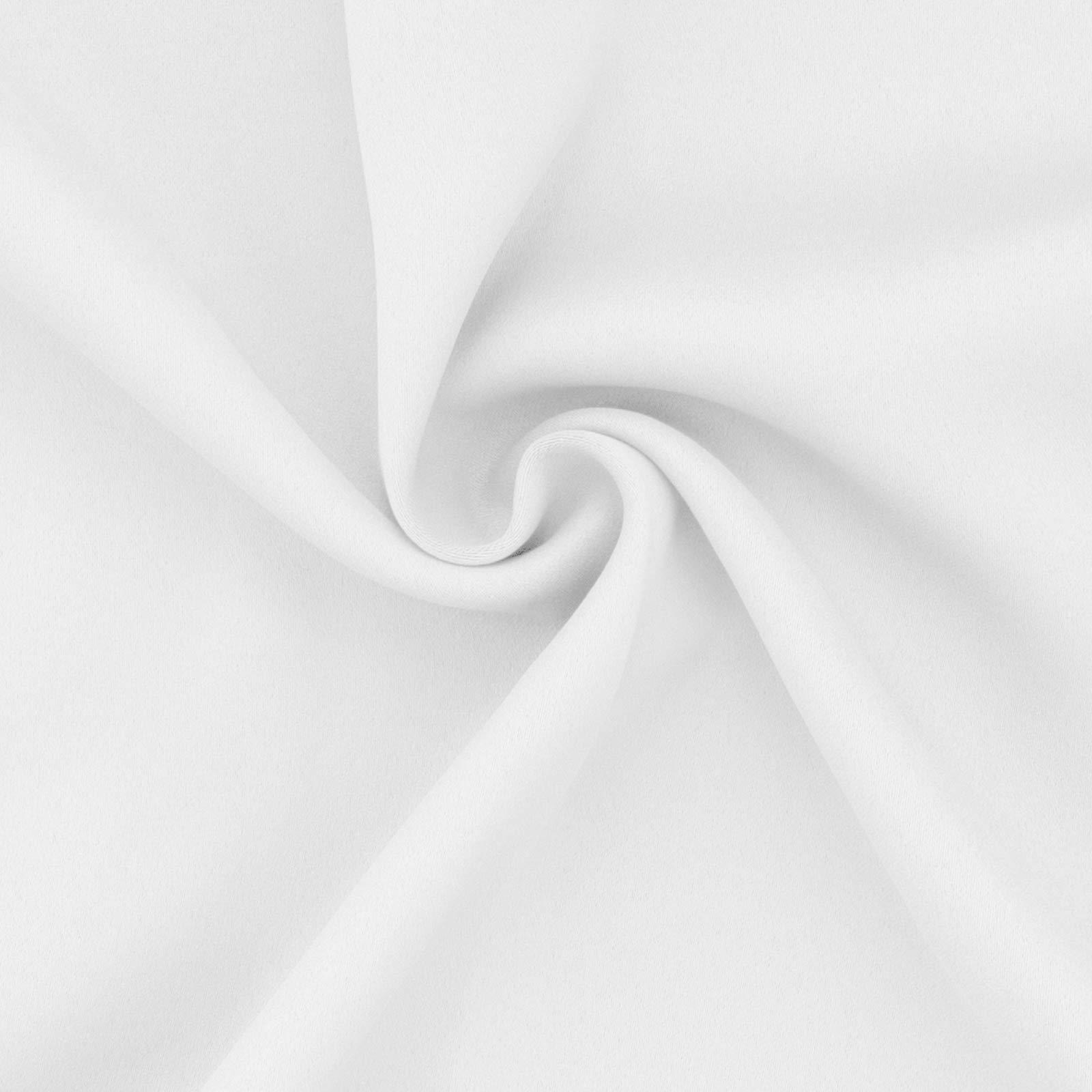 Easy-Going Blackout Curtains for Bedroom, Solid Thermal Insulated Grommet and Noise Reduction Window Drapes, Room Darkening Curtains for Living Room, 2 Panels (52x84 in,White) - Image 7