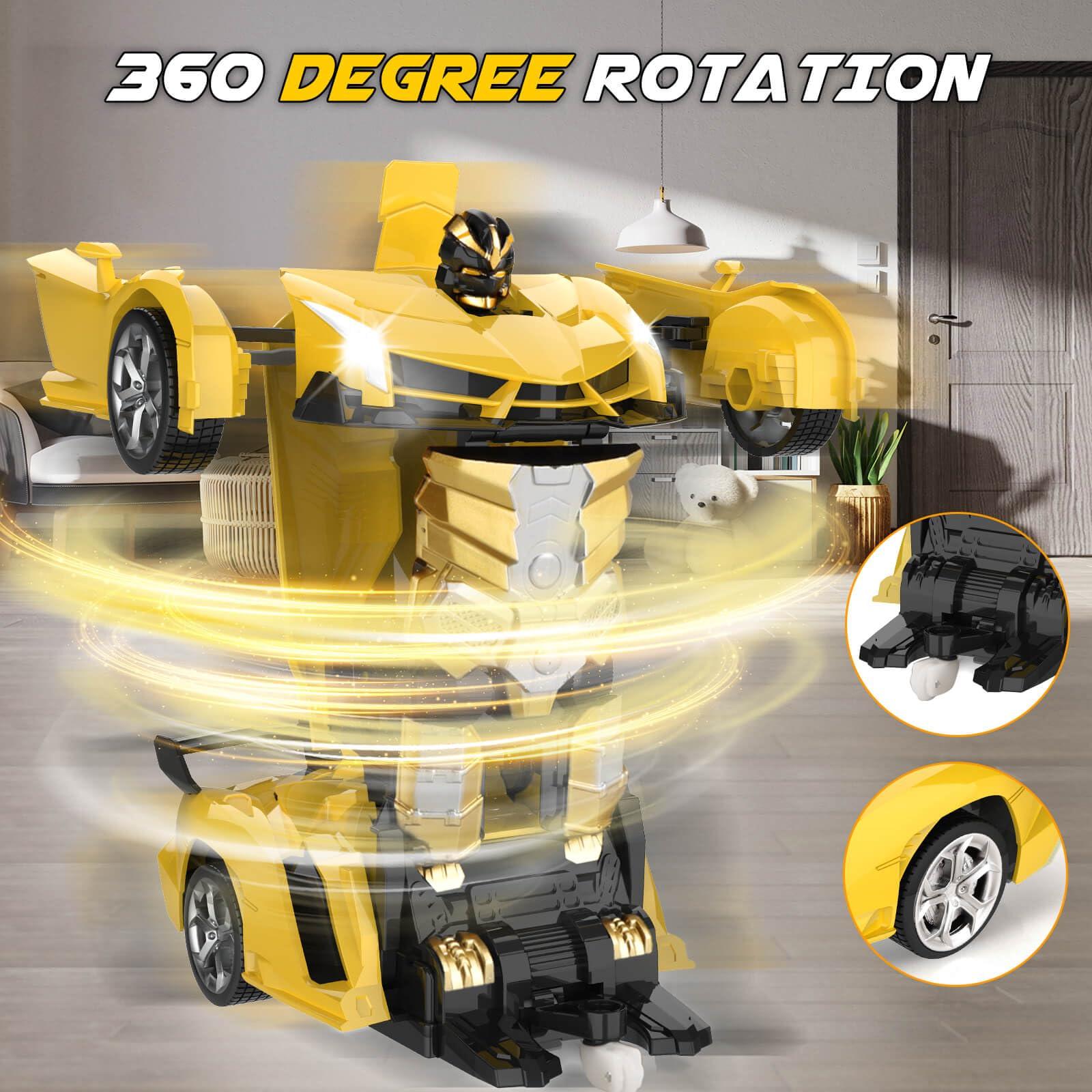 Britik Transform Remote Control Car Toy for Kids 4 5 6 7 8, Remote Control Car for Boys 4-7, Transform Cars for Boys 4-6, Toy Car 5 Year Old Boy, Toys for 3 4 5 6 7 8 9 10 11 12 Years Old Boy - Image 6