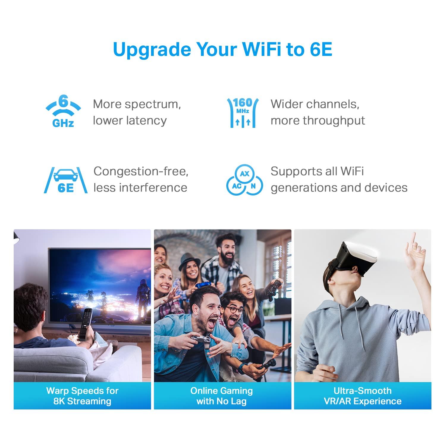 TP-Link Deco AXE5400 Tri-Band WiFi 6E Mesh System(Deco XE75 Pro) - 2.5G WAN/LAN Port, Covers up to 5500 Sq.Ft, Replaces WiFi Router and Extender, AI-Driven Mesh, New 6GHz Band, 2-Pack - Image 4