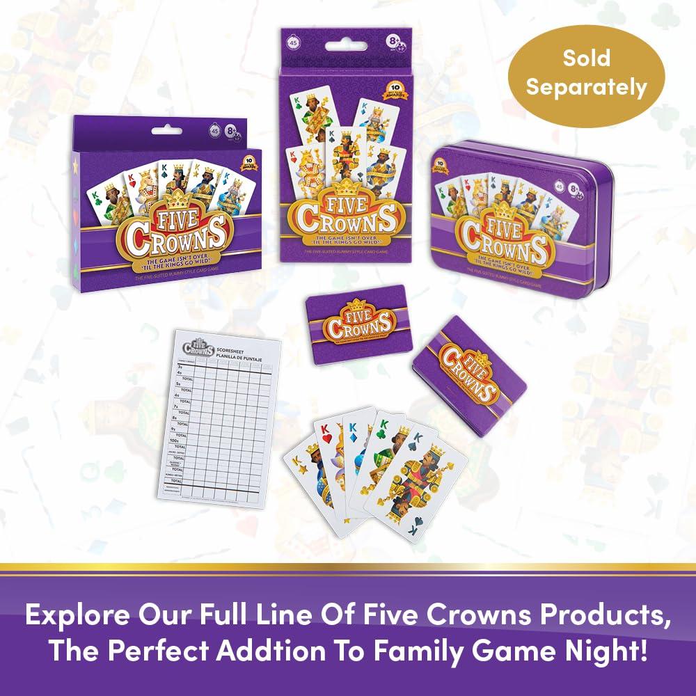 PlayMonster Five Crowns — The Game Isn't Over Until the Kings Go Wild! — 5 Suited Rummy-Style Card Game — For Ages 8+ - Image 7