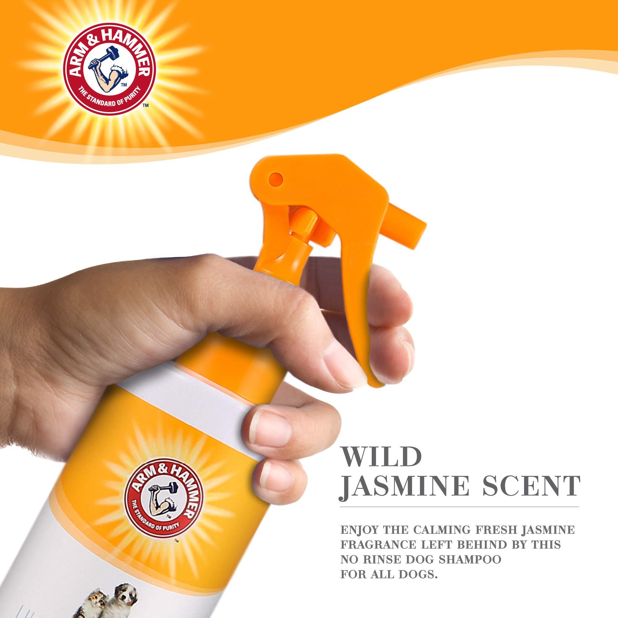 Arm & Hammer for Pets Ultra Fresh Waterless Bath Spray in White Jasmine Scent | Dry Dog Shampoo, Deodorizer - Image 4
