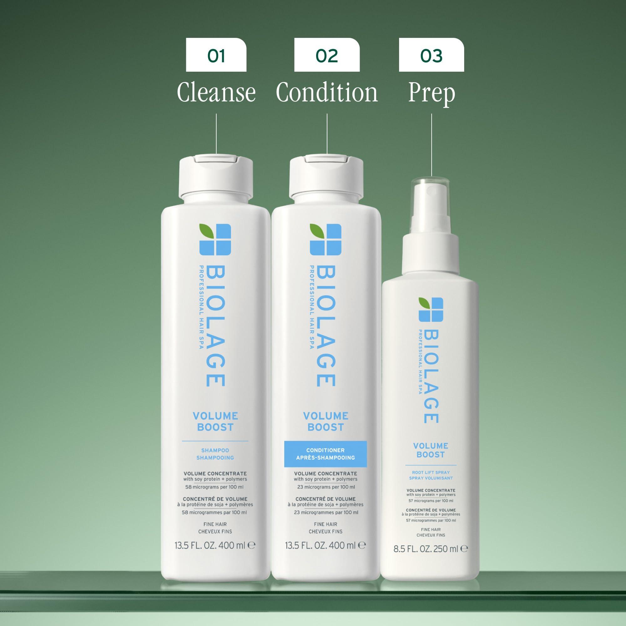 Biolage Volume Boost Shampoo - Long-Lasting Volume, Gently Cleanses, For Fine Hair, Soy Protein & Polymers, Vegan, Paraben-Free - Image 7