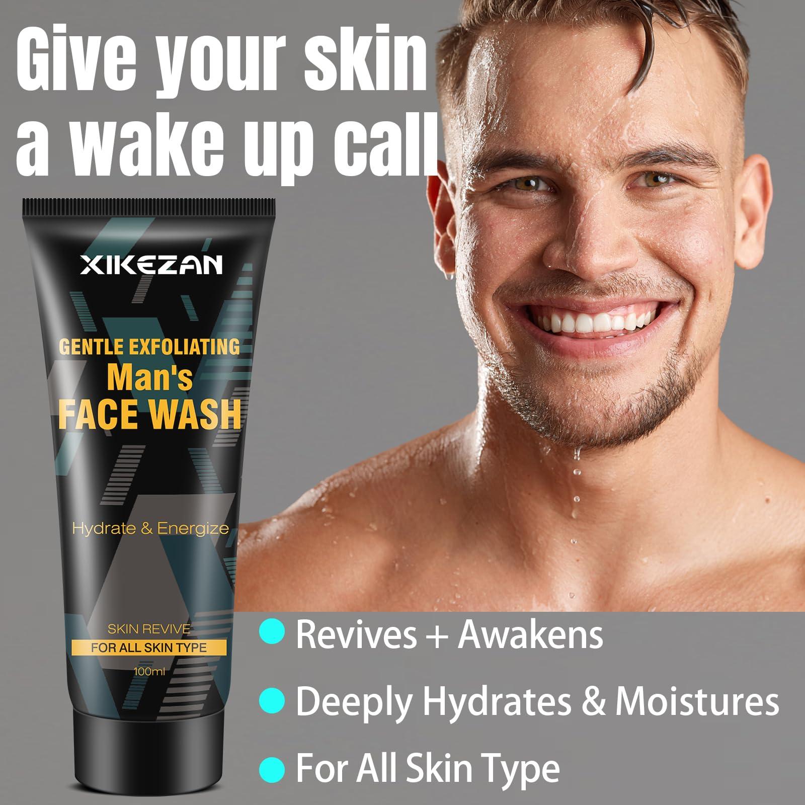 Gifts for Men,Mens Body Wash Gift Set Cleansing & Hydrating Skin w/Face Wash,Deodorant,Sandalwood & Cologne 3 in 1 Hair,Face & Body Wash,Mens Stocking Stuffers Christmas Gifts for Men Him Dad Husband - Image 6