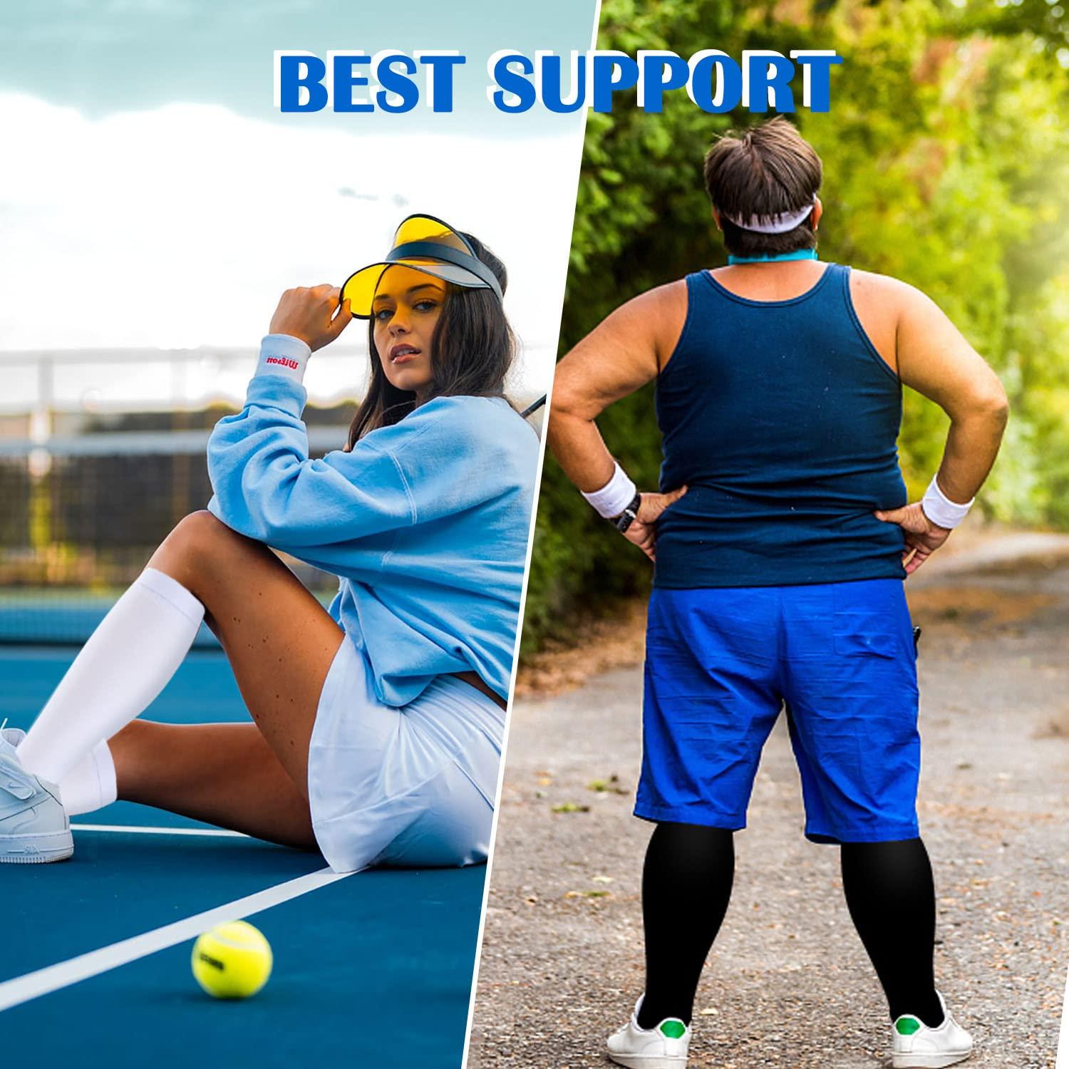 Aoliks Compression Socks for Women & Men 4 Pairs, Best Support for Nurses Running Travel - Image 3