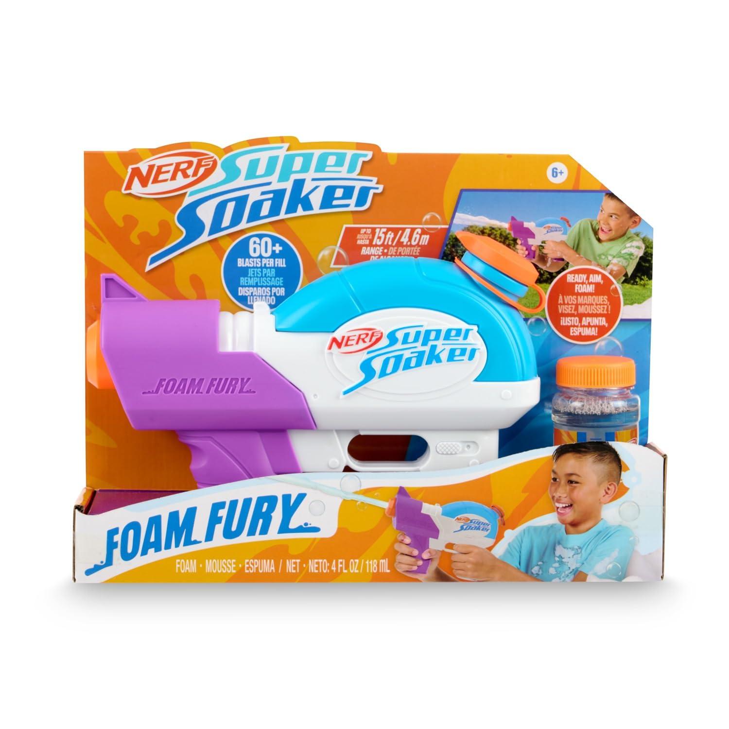 NERF Super Soaker Foam Fury Blaster – The Ultimate Foam Blaster for Outdoor Summer Fun - Image 6