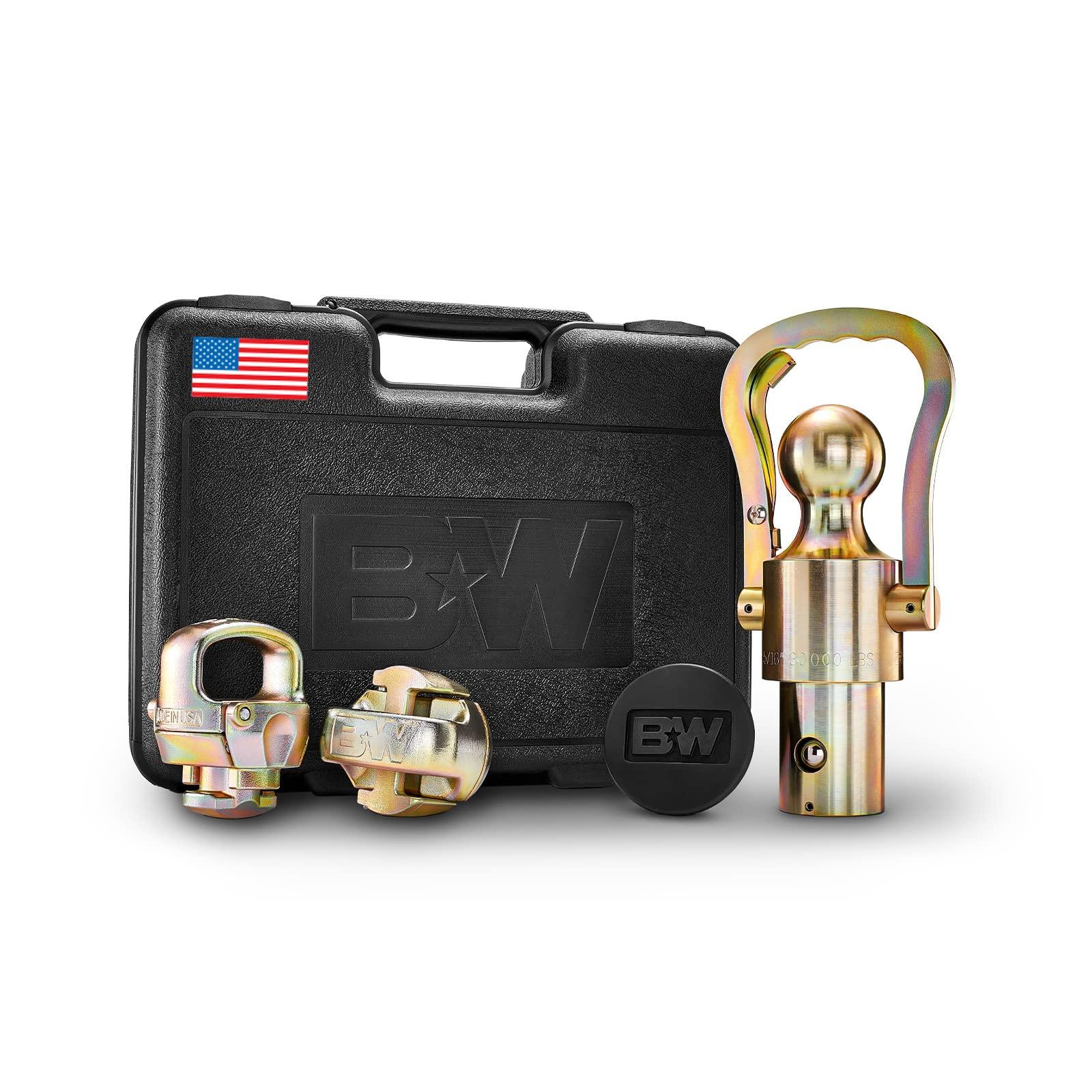B&W Trailer Hitches American-Made OEM Gooseneck Ball & Safety Chain Kit for Ram - GNXA2062
