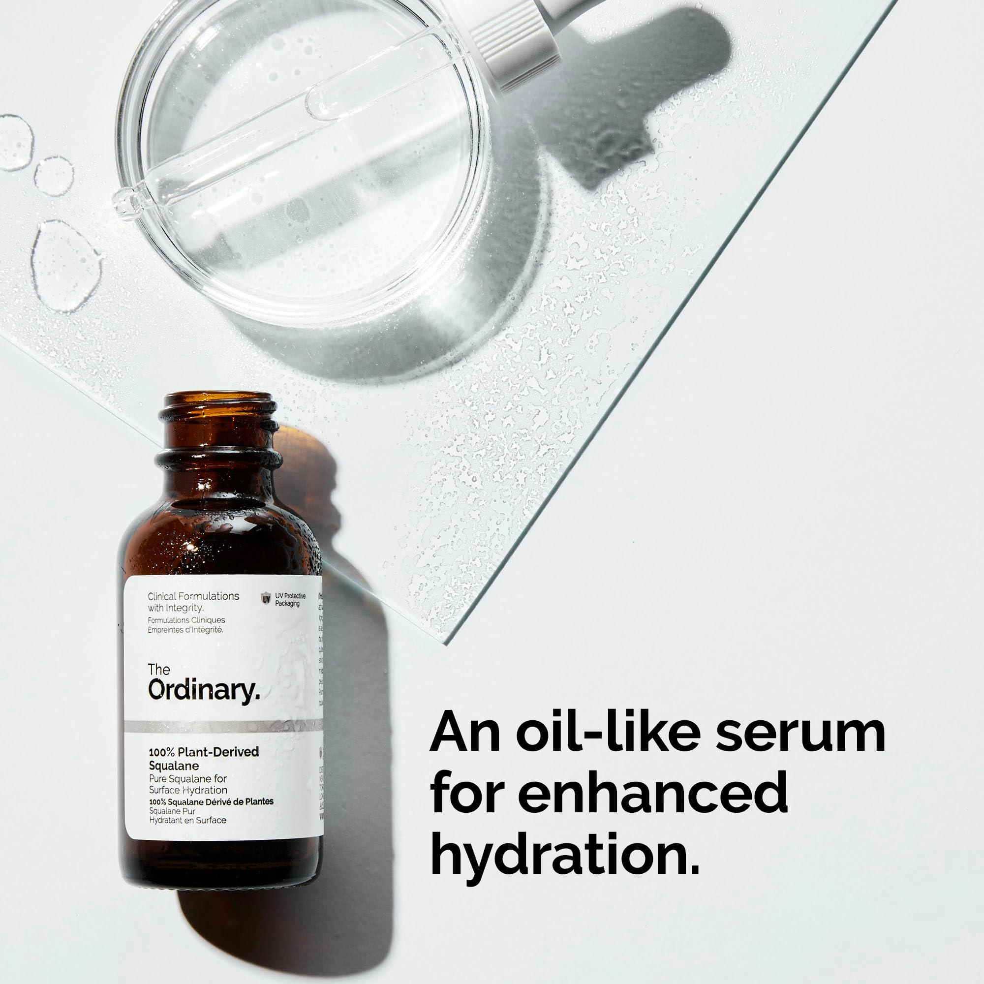 The Ordinary 100% Plant-Derived Squalane, for Skin and Hair, Lightweight Hydration, and Moisture Barrier Support, 1 Fl Oz - Image 2