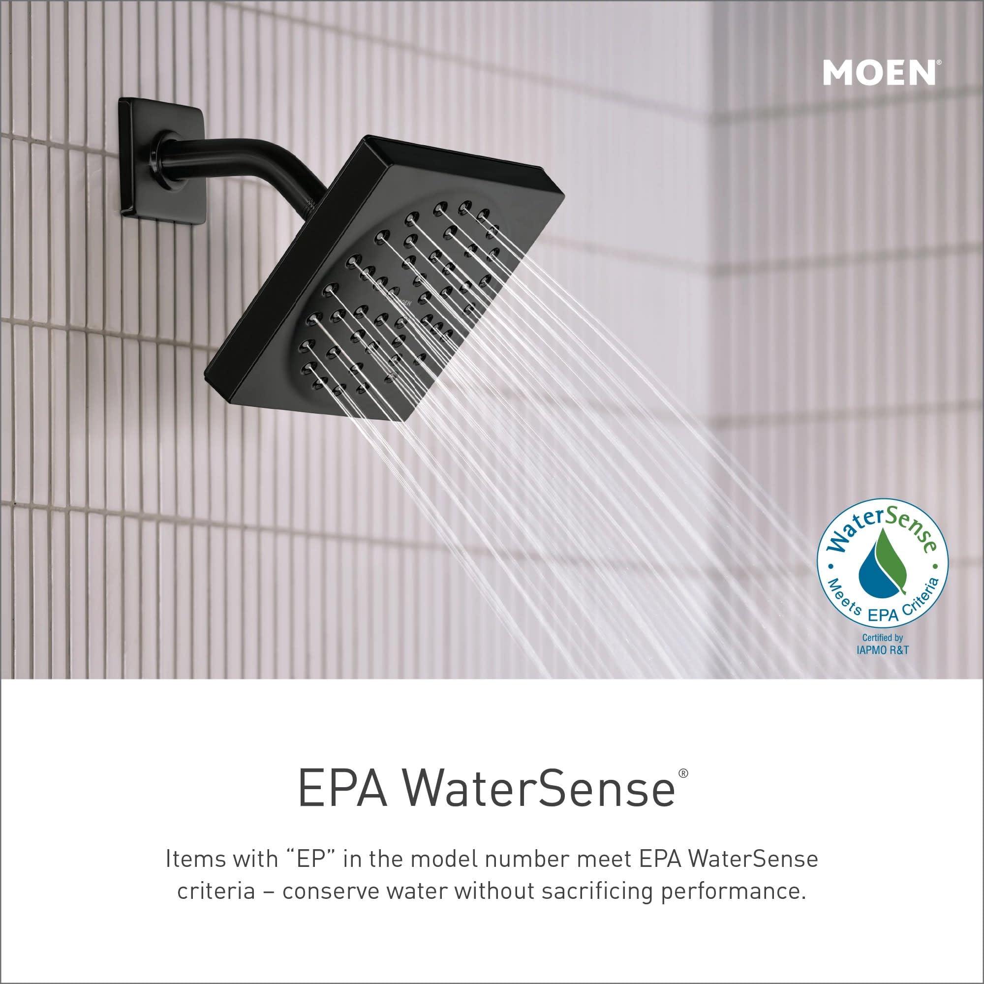 Moen T2472EPBL Genta LX Posi-Temp Pressure Balancing Eco-Performance Modern Shower Only Trim Valve Required, Matte Black - Image 5
