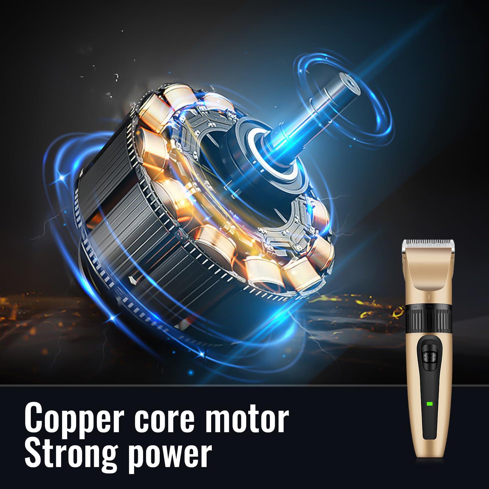 Hair Clipper Trimmer Set JVXYUIEH Beard Trimmer Men's Cordless Hair Clippers Suitable for Men, Women, and Children - Image 8
