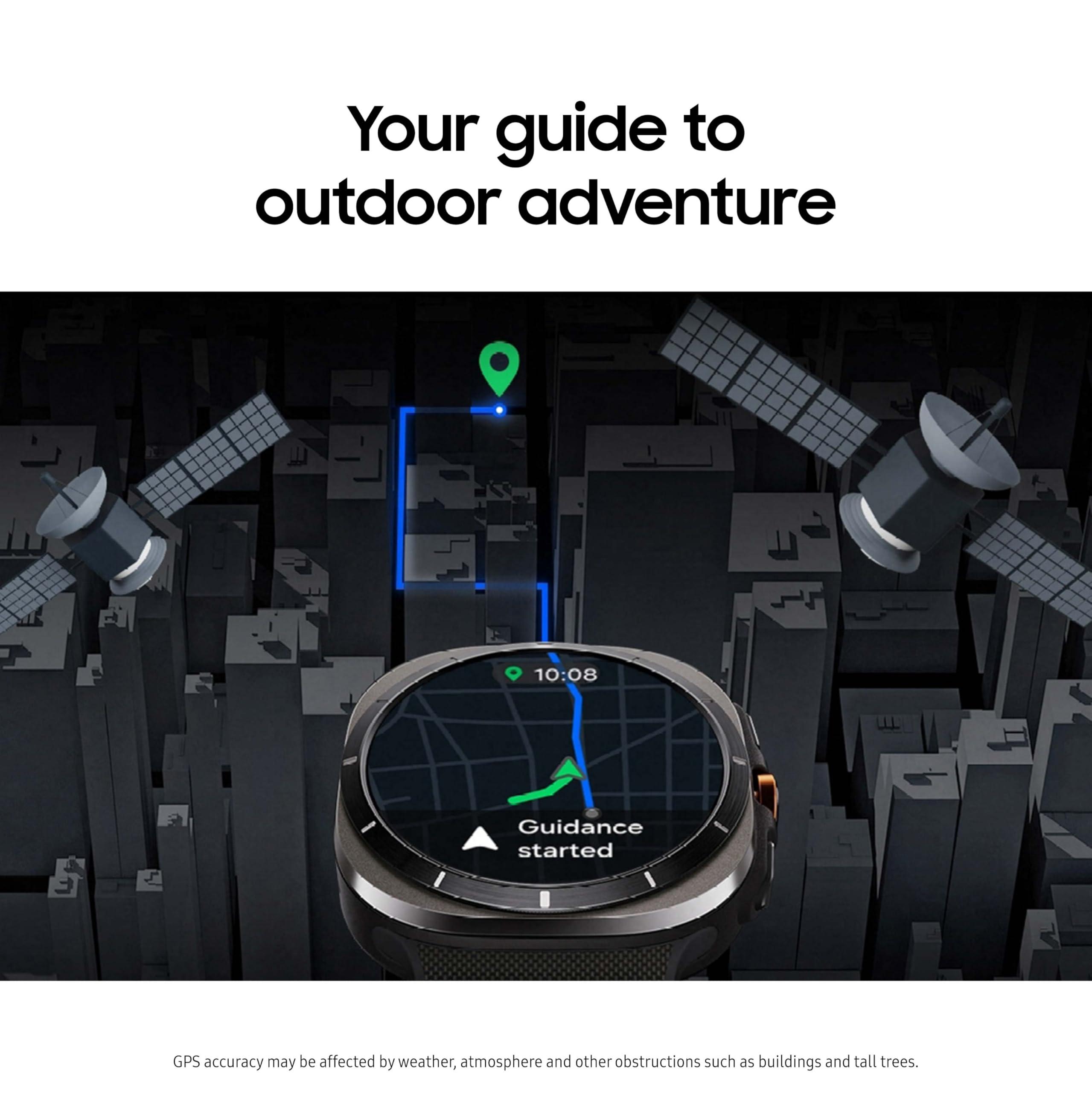 Samsung Galaxy Watch Ultra 47mm LTE AI Smartwatch w/Energy Score, Wellness Tips, Heart Rate Tracking, Sleep Monitor, Fitness Tracker, GPS, 2024,Titanium Silver [US Version, 1Yr Manufacturer Warranty] - Image 7