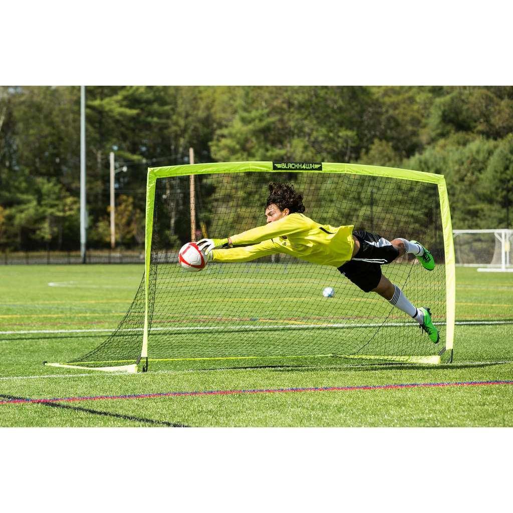Franklin Sports Blackhawk Backyard Soccer Goal - Portable Pop Up Soccer Nets - Youth + Adult Folding Indoor + Outdoor Goals - Multiple Sizes + Colors - Perfect for Games + Practice - Image 6