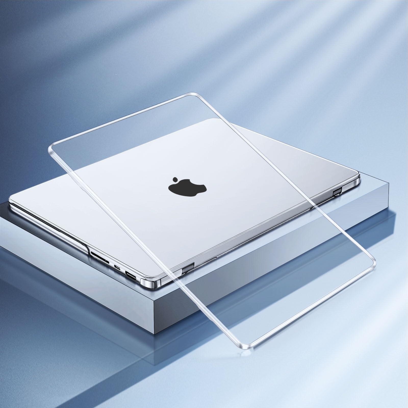 MOSISO Compatible with MacBook Pro 14 inch Case 2025 2024 2023 2022 2021 M4 M3 M2 M1 A3112 A3185 A3401 A2918 A2992 A2779 A2442, Plastic Hard Shell&Keyboard Cover&Screen Film&Pouch, Transparent - Image 4