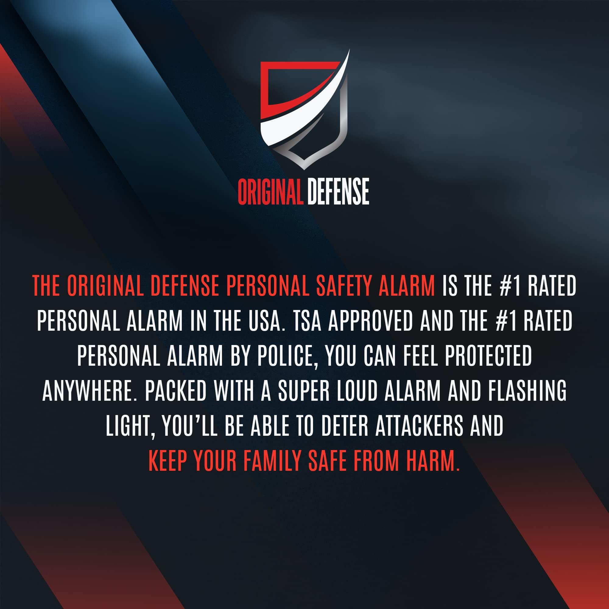 Original Defense® Siren Self-Defense Alarm (Mint) - 130 dB Keychain Alarm with LED Strobe Light for Women, Children, and Elderly - Police Recommended - Image 6