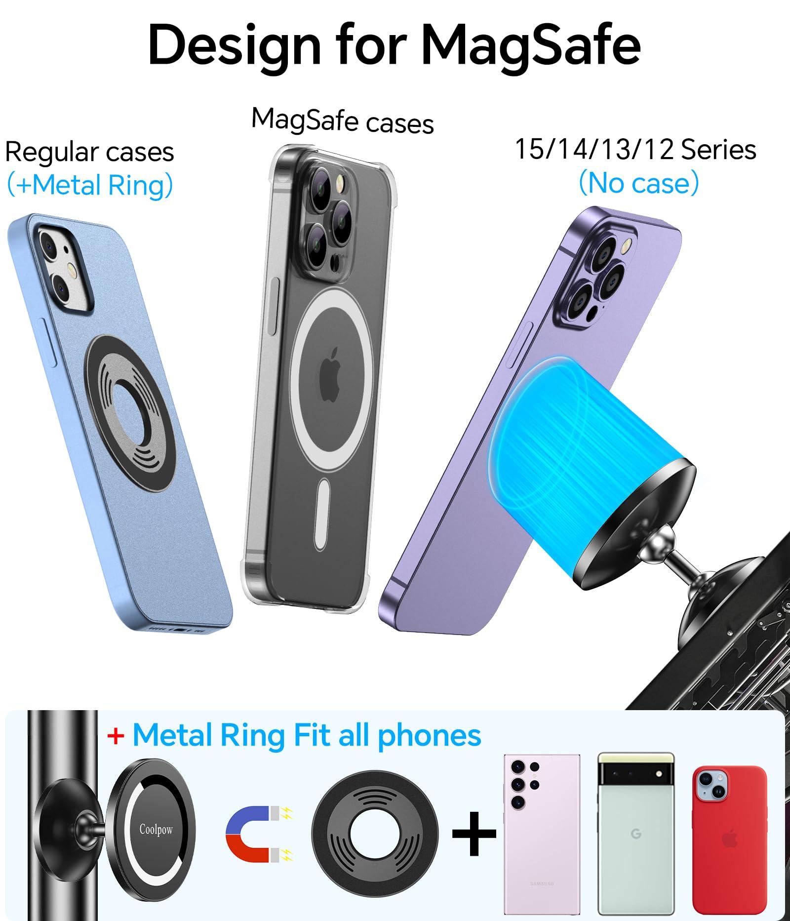 Gym Magnetic Phone Holder Mount for MagSafe【All Metal】Dual Magnetic Phone Holder for Gym Accessories Attach to Metal Surface, Gym Phone Holder Magnet for iPhone 16 15 14 13 Pro Max Gift for Men Women - Image 9