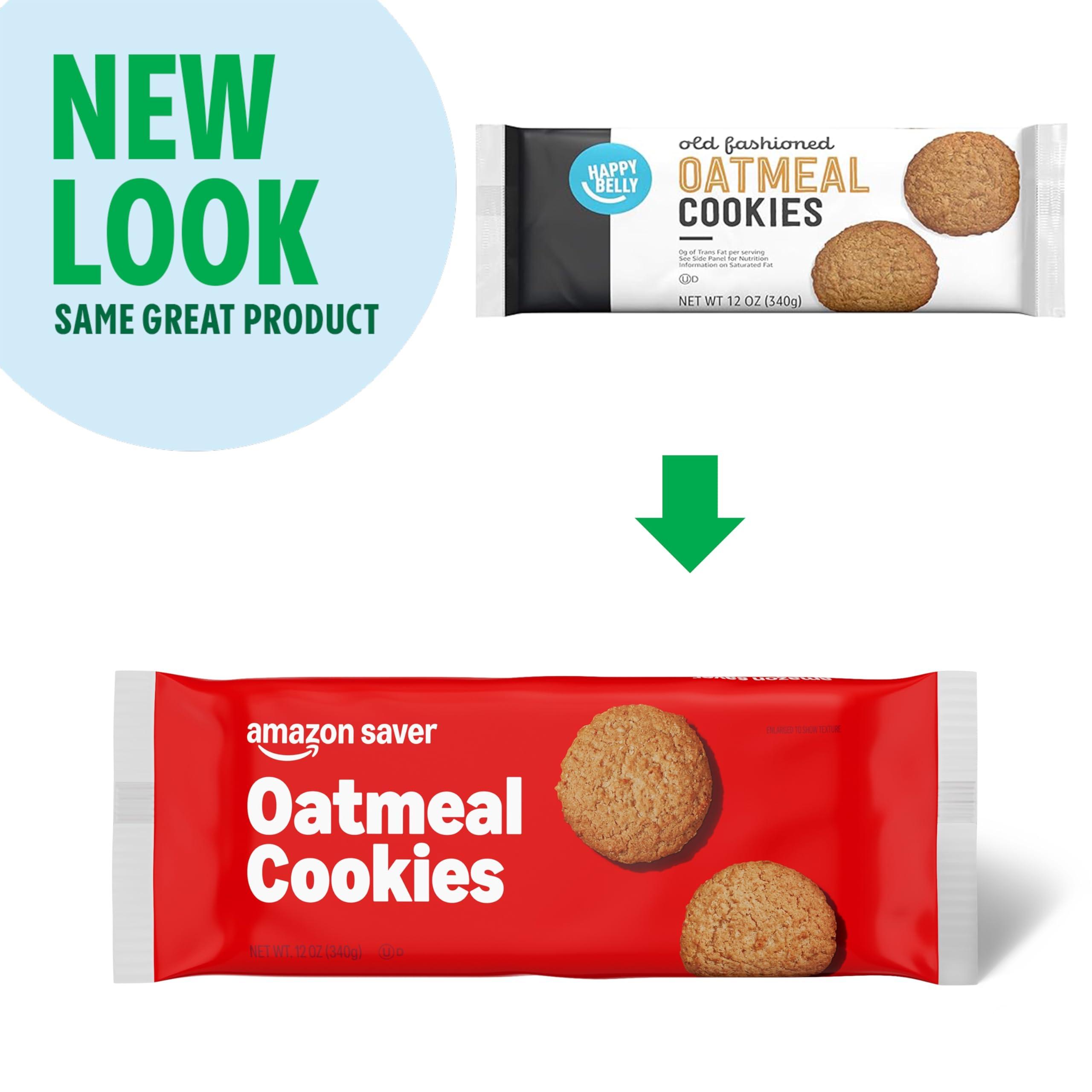 Amazon Saver, Crispy Oatmeal Cookies, 12 ounce (Previously Happy Belly, Packaging May Vary) - Image 4