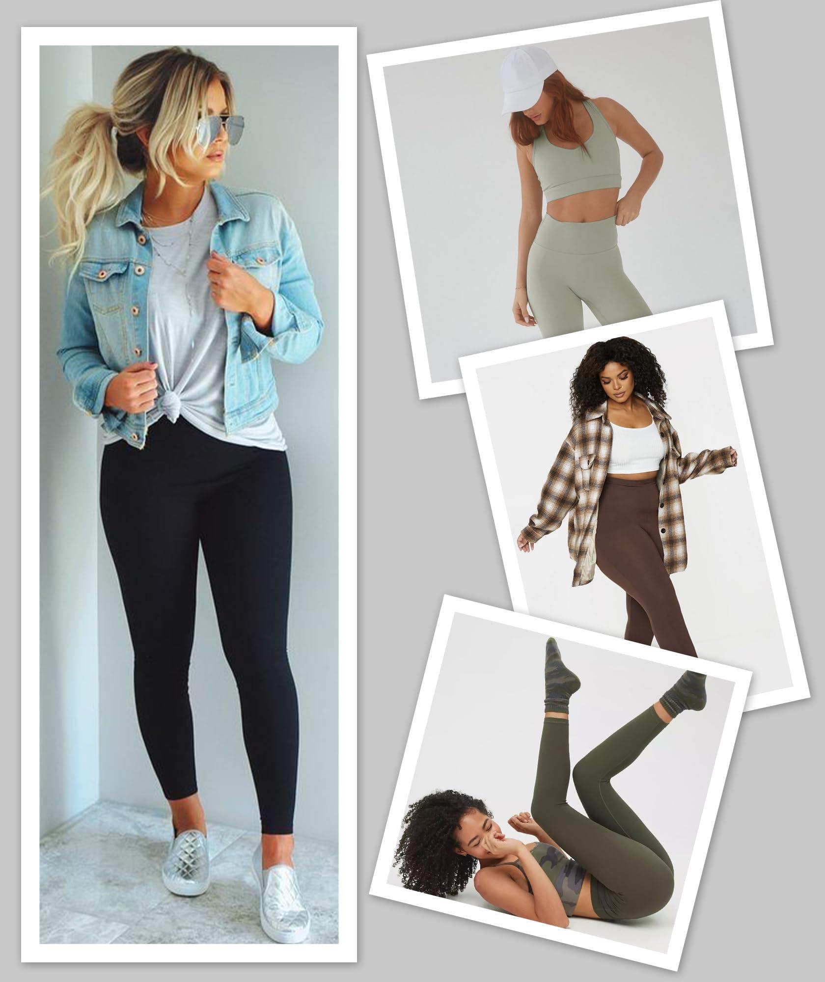 GAYHAY High Waisted Leggings for Women - Soft Opaque Slim Tummy Control Printed Pants for Running Cycling Yoga - Image 4