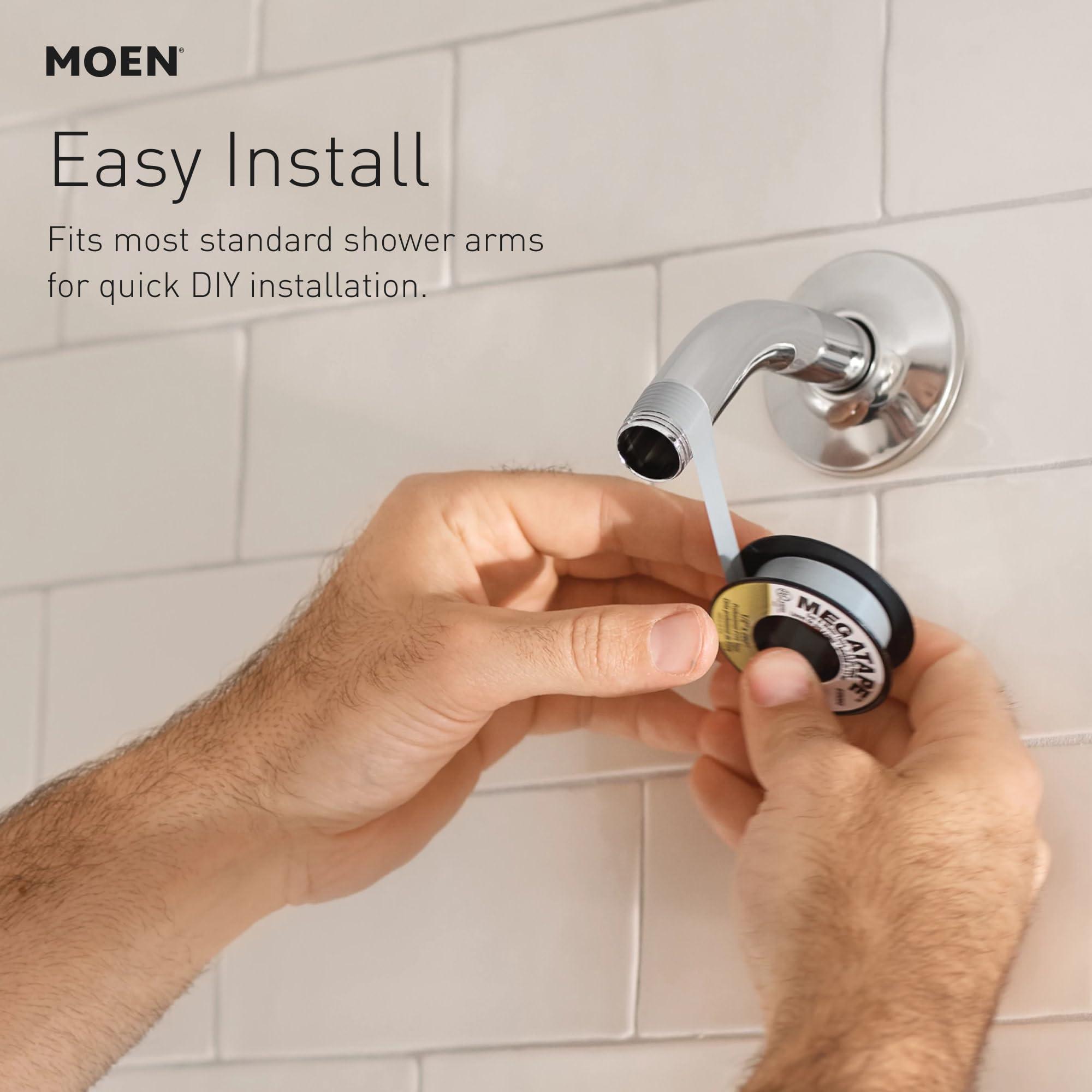 Moen Engage Chrome Magnetix 2-in-1 Combo Rain Showerhead with Detachable Handheld Shower Spray, Featuring Magnetic Docking System, 26009 - Image 7