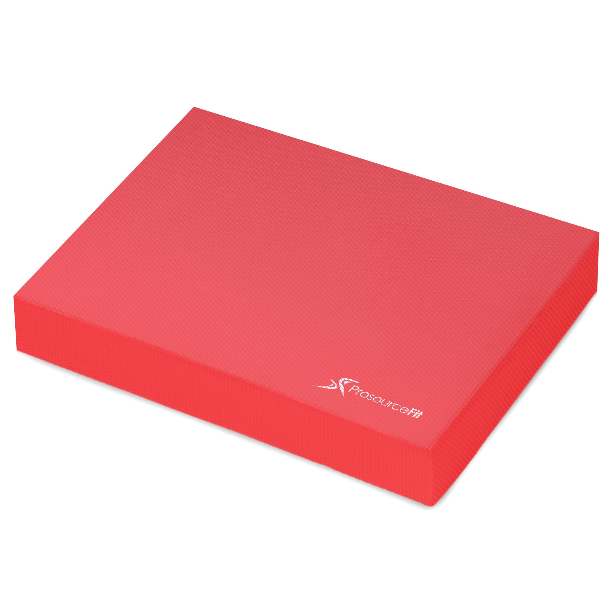 ProsourceFit Exercise Balance Pad – Large Cushioned Non-Slip Foam Mat & Knee Pad for Fitness, Stability Training, Physical Therapy, Yoga 15"x19"