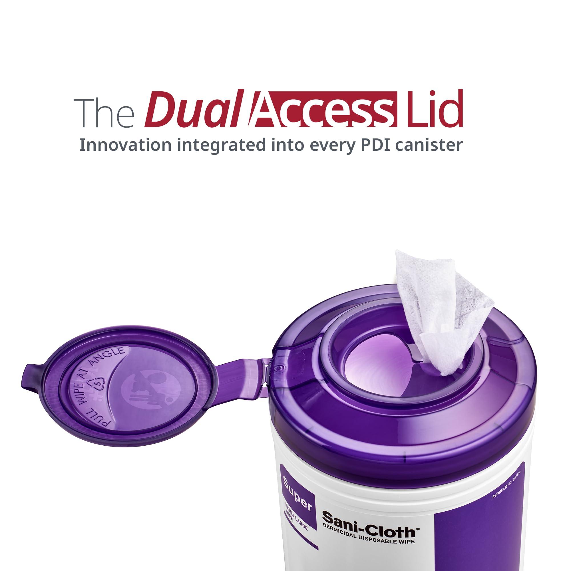 Professional Disposables Surface Disinfectant Super Sani-Cloth Wipes, 160Count - Image 3