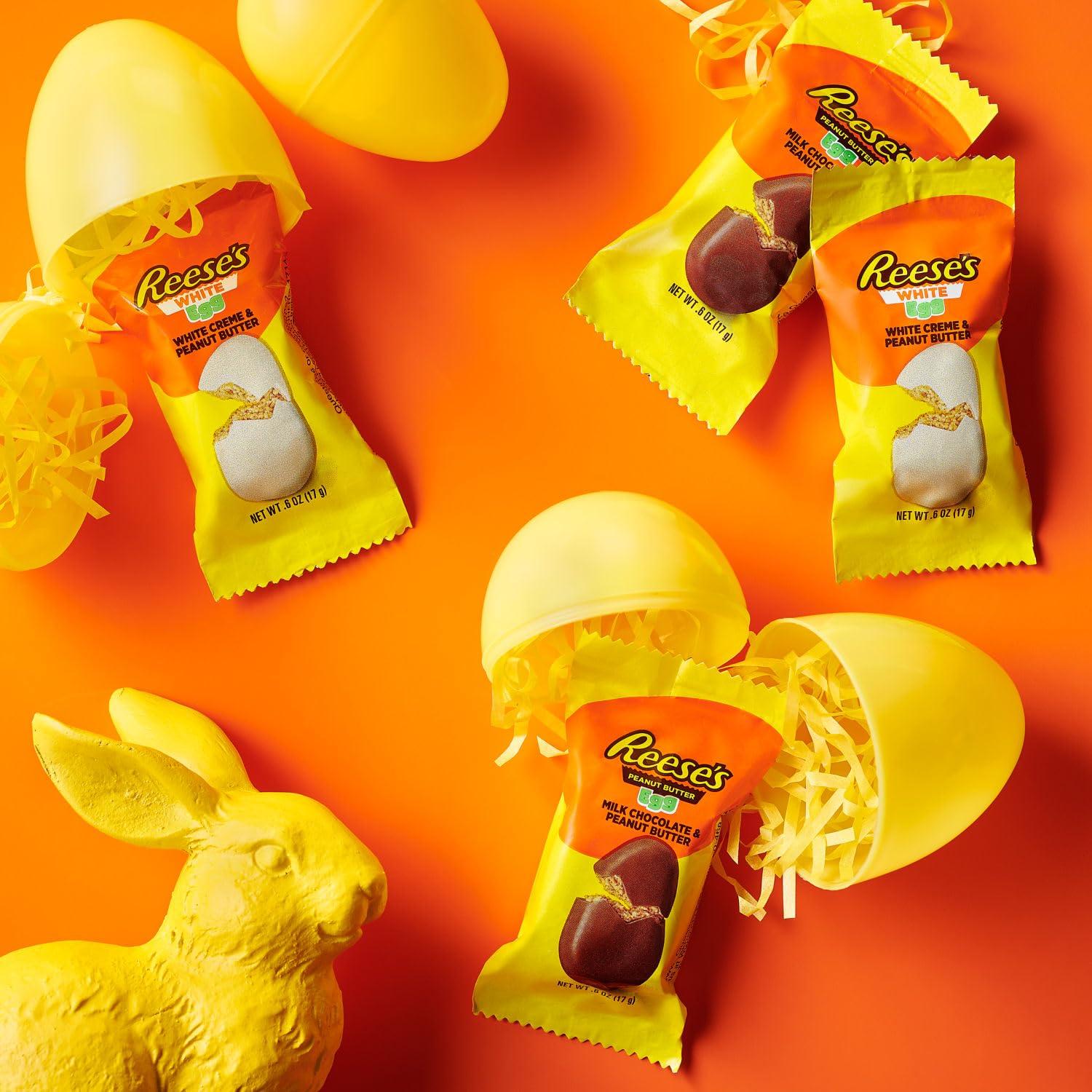REESE'S Assorted Flavored Snack Size Peanut Butter Eggs, Easter Candy Bag, 31.2 oz - Image 7
