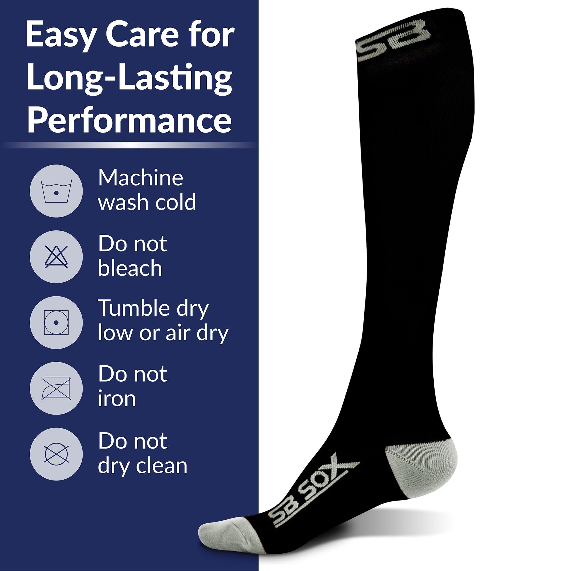 SB SOX Compression Socks for Men & Women (20-30 mmHg) - Best Support Stockings for Travel, Medical, and Sports - Perfect for Everyday Wear - Image 7