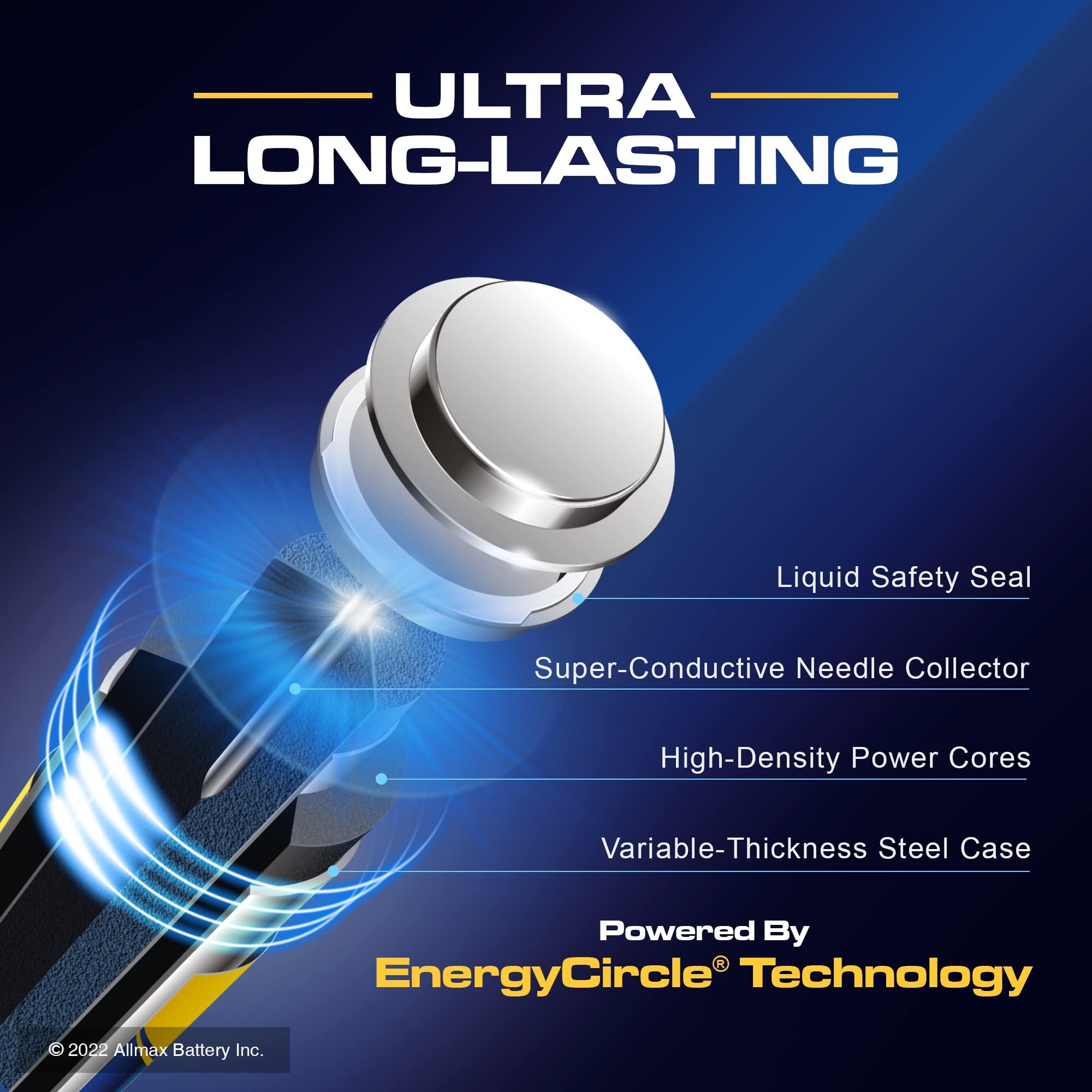 Allmax AAA Maximum Power Alkaline Triple A Batteries (100 Count) – Ultra Long-Lasting, Leakproof Design, 10-Year Shelf Life, Maximum Performance (1.5V) - Image 3