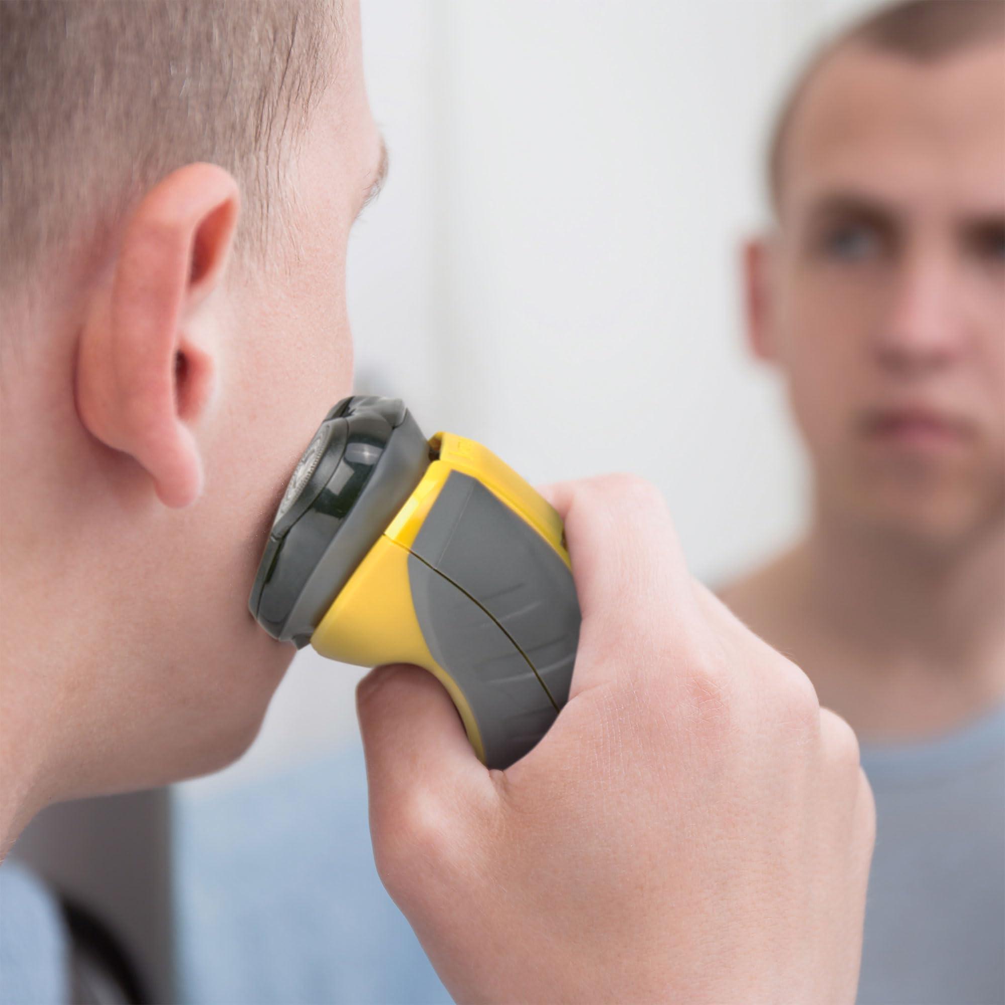 Remington Virtually Indestructible Rotary Shaver 5100, Electric Razor for Men, 100% Waterproof Design, Yellow - Image 5