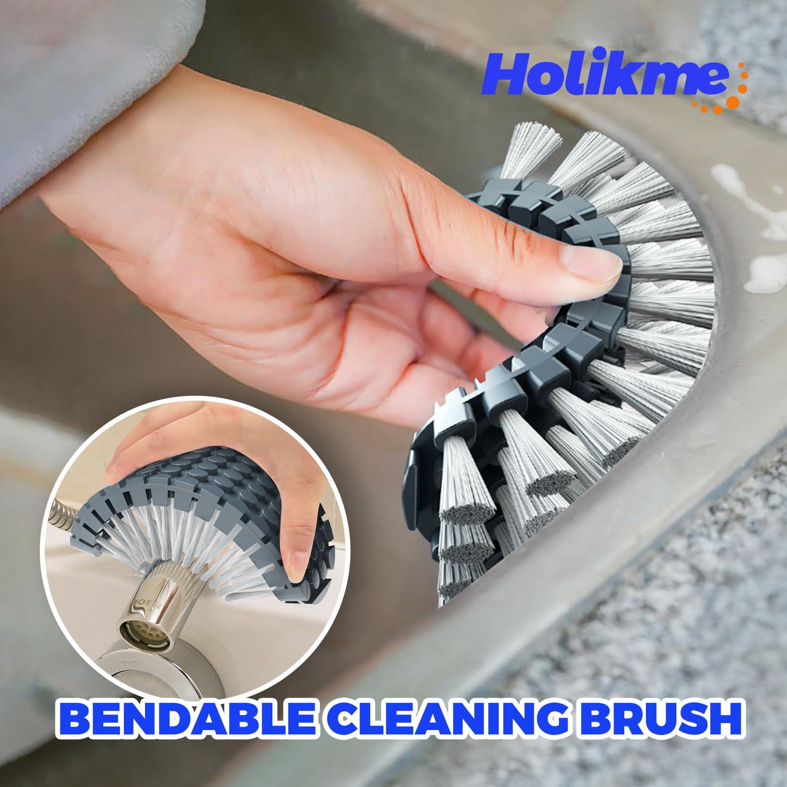 Holikme 5Pack Kitchen Cleaning Brush, Green - Image 4