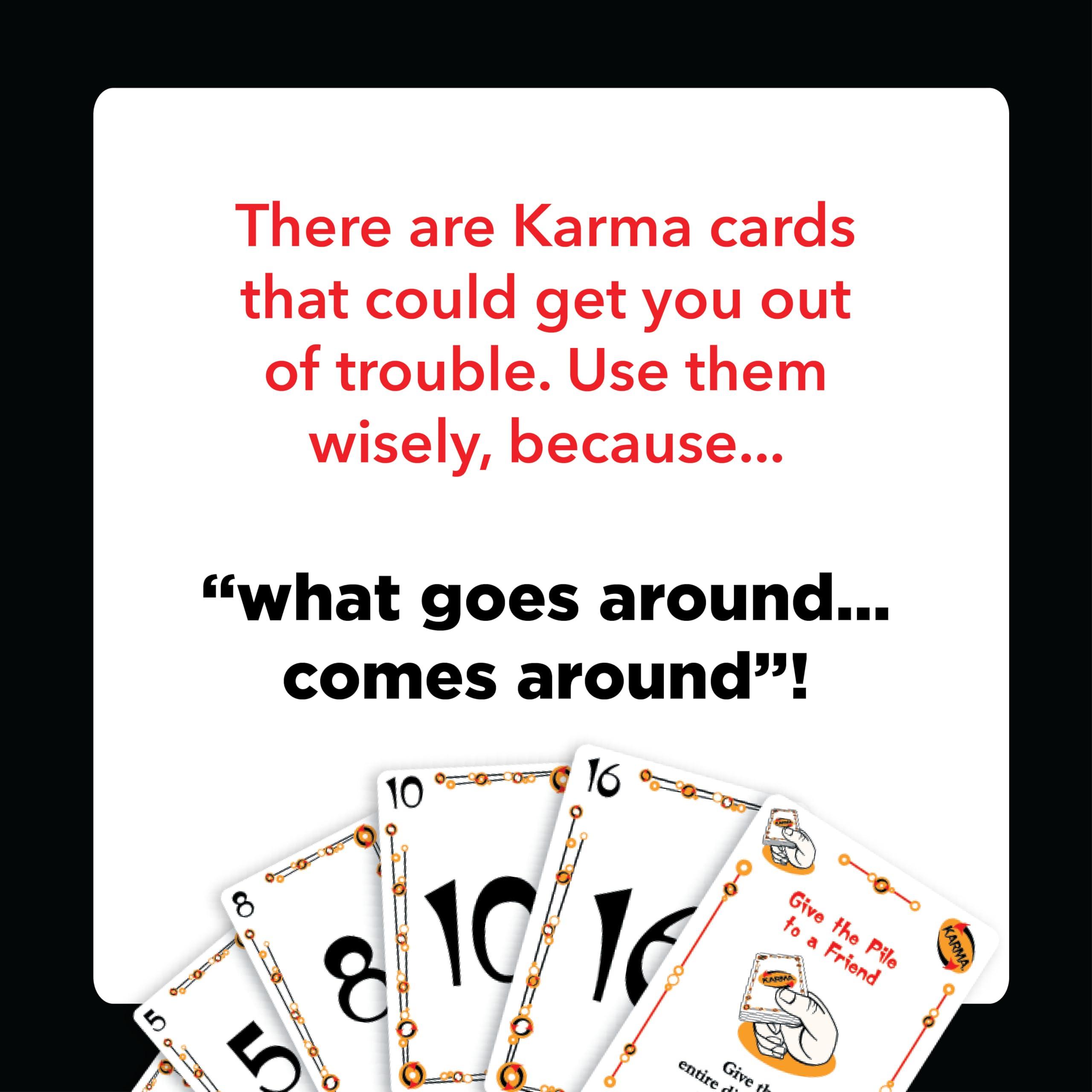 KARMA Card Games for Kids – Kids, Family Games Night, Multi-Player, Screen Free, Travel Games, Playing Cards, What Goes Around, Comes Around, Ages 8+ - Image 6