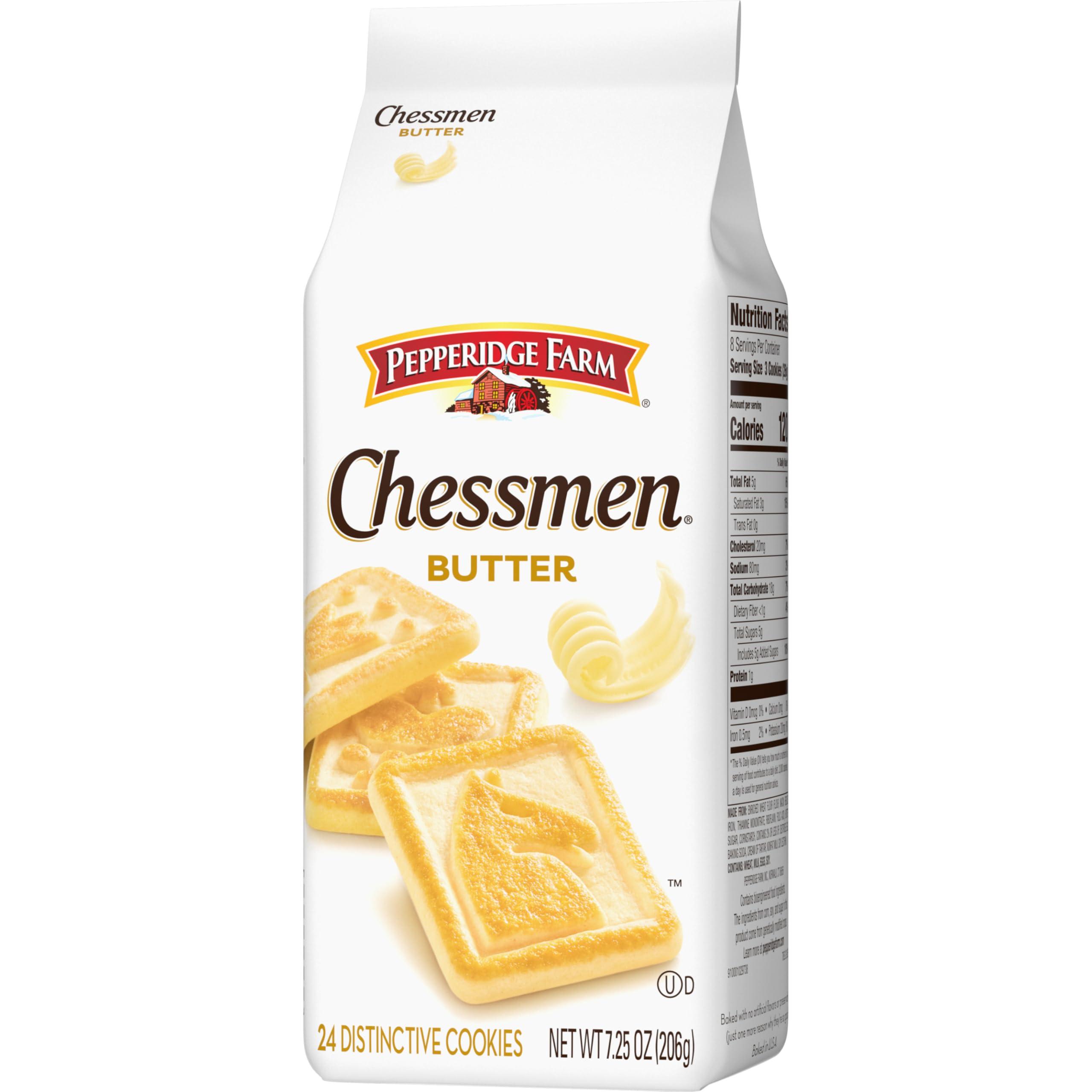 Pepperidge Farm Chessmen Butter Cookies, 7.25 oz. Bag (Packaging may vary) - Image 9