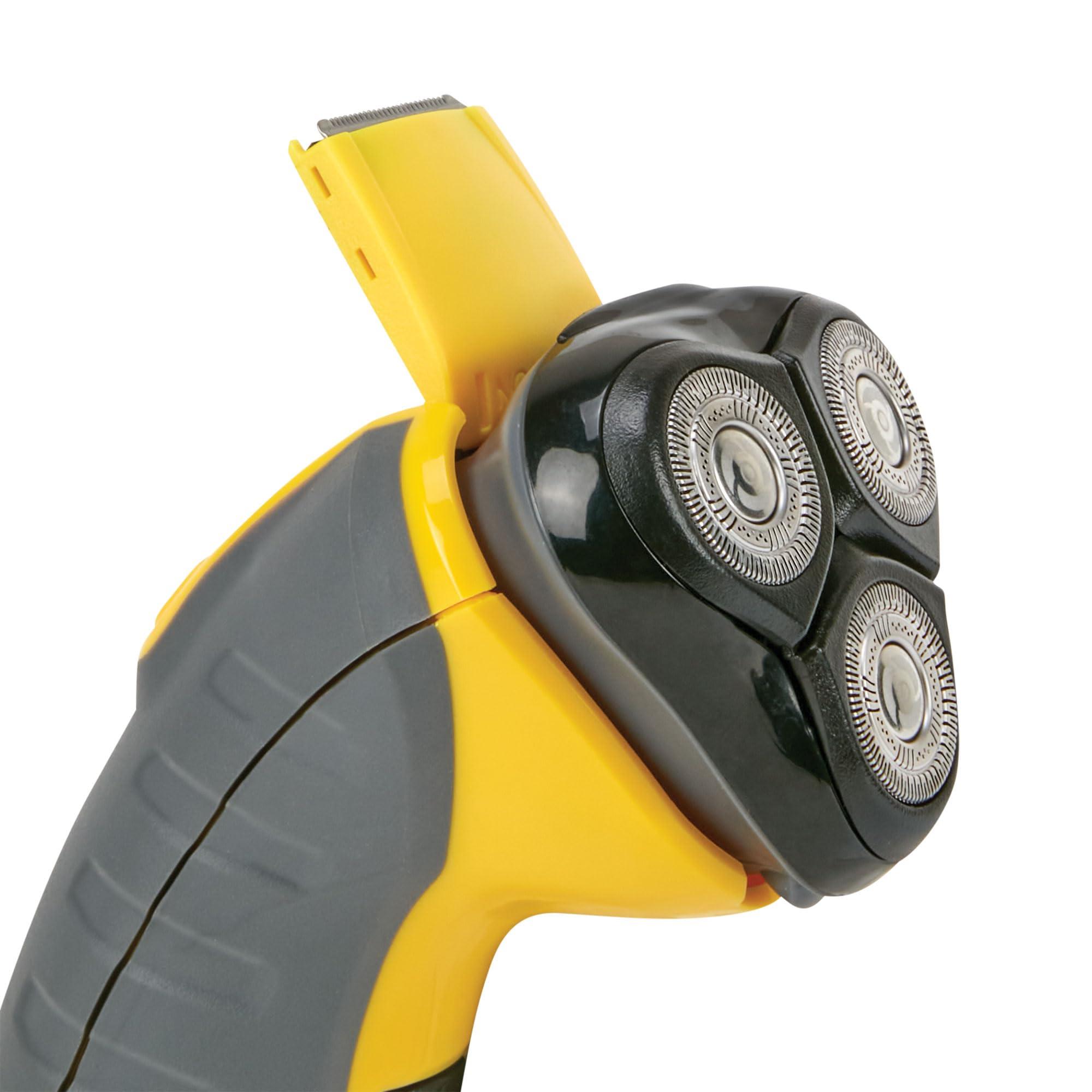 Remington Virtually Indestructible Rotary Shaver 5100, Electric Razor for Men, 100% Waterproof Design, Yellow - Image 4