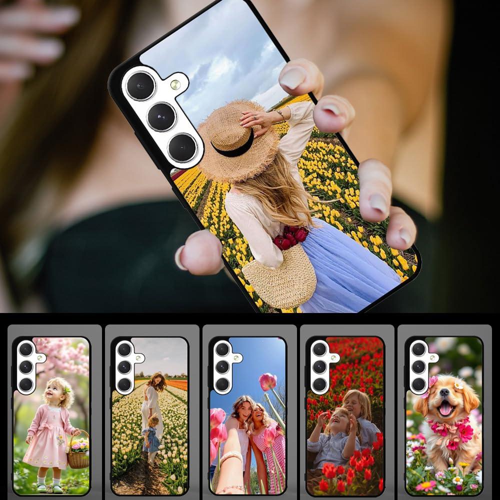 FOQENCCI 5 Piece Phone Case Compatible for Samsung Galaxy S25 Plus Sublimation Blank Case with Soft TPU + Hard PC Printable Blank Aluminum DIY Custom Phone Cover - Image 7