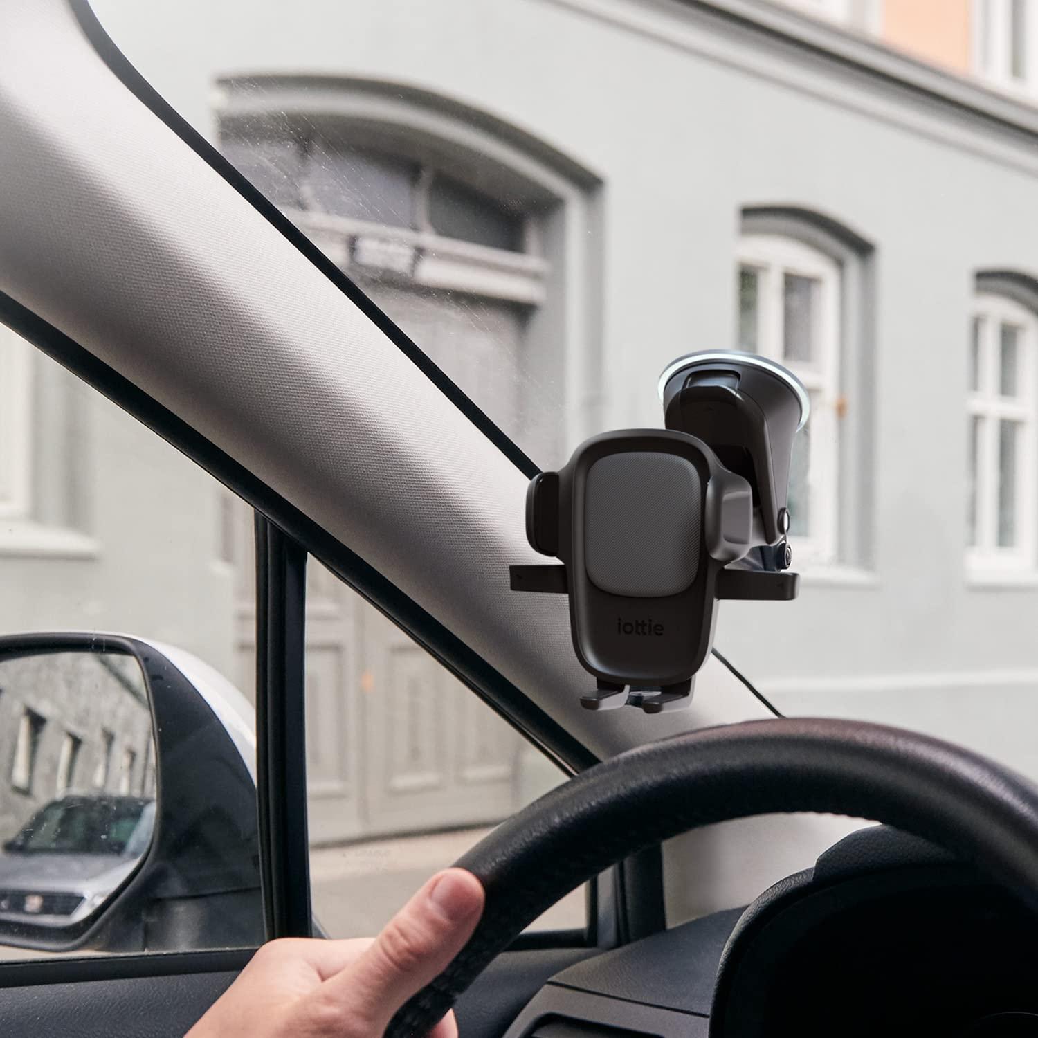 iOttie Easy One Touch Signature Dashboard & Windshield Universal Car Mount Phone Holder Desk Stand with Suction Cup Base and Telescopic Arm for iPhone, Samsung, Google, Huawei, Nokia, More Smartphones - Image 6