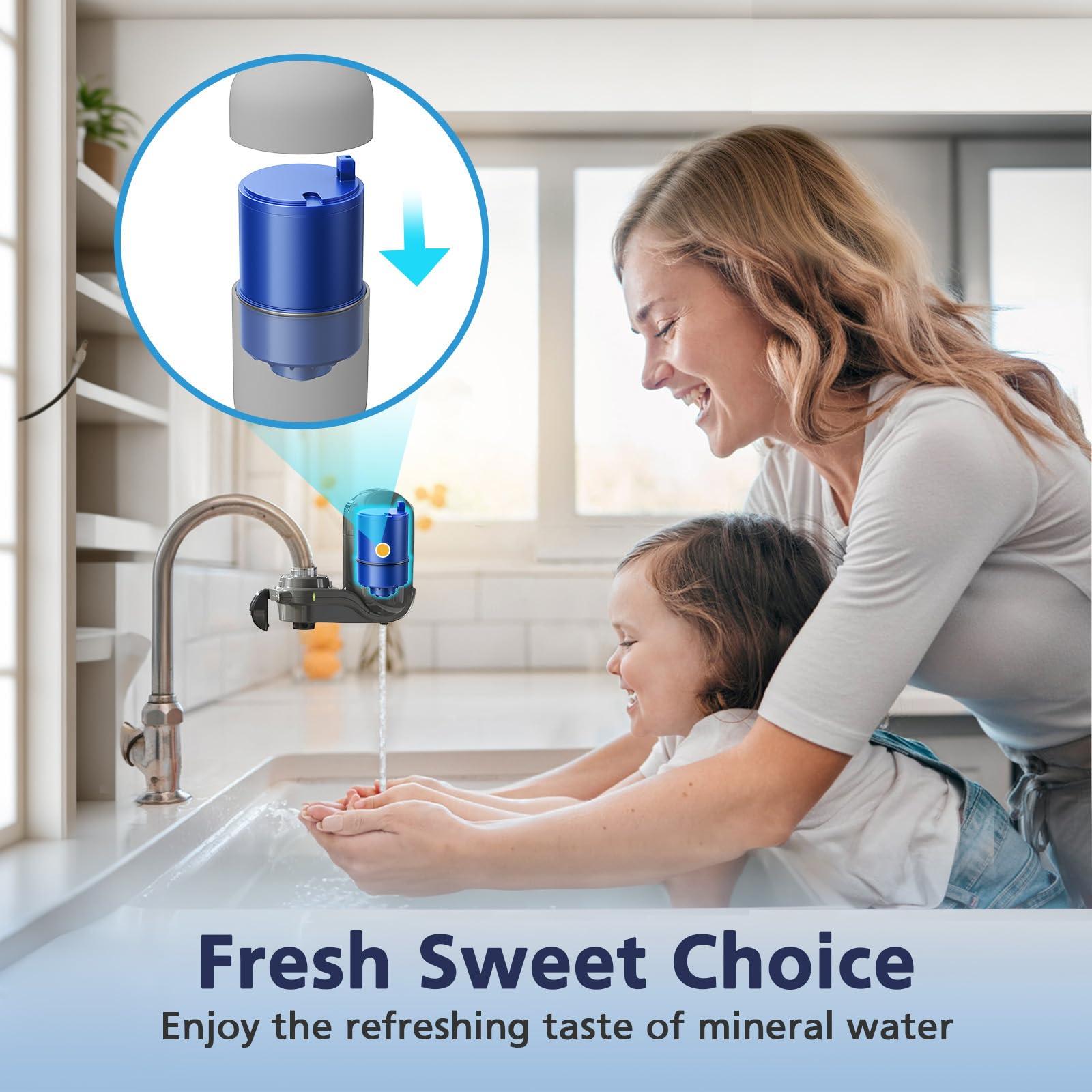 6 Pack Water Filter Replacement Compatible with All PUR®, PUR®PLUS Faucet Filtrat-ion Systems, Pur® RF-9999® Faucet Water Filter, High Efficiency Filtration and 18-Month Value, NSF Certified, Blue - Image 8