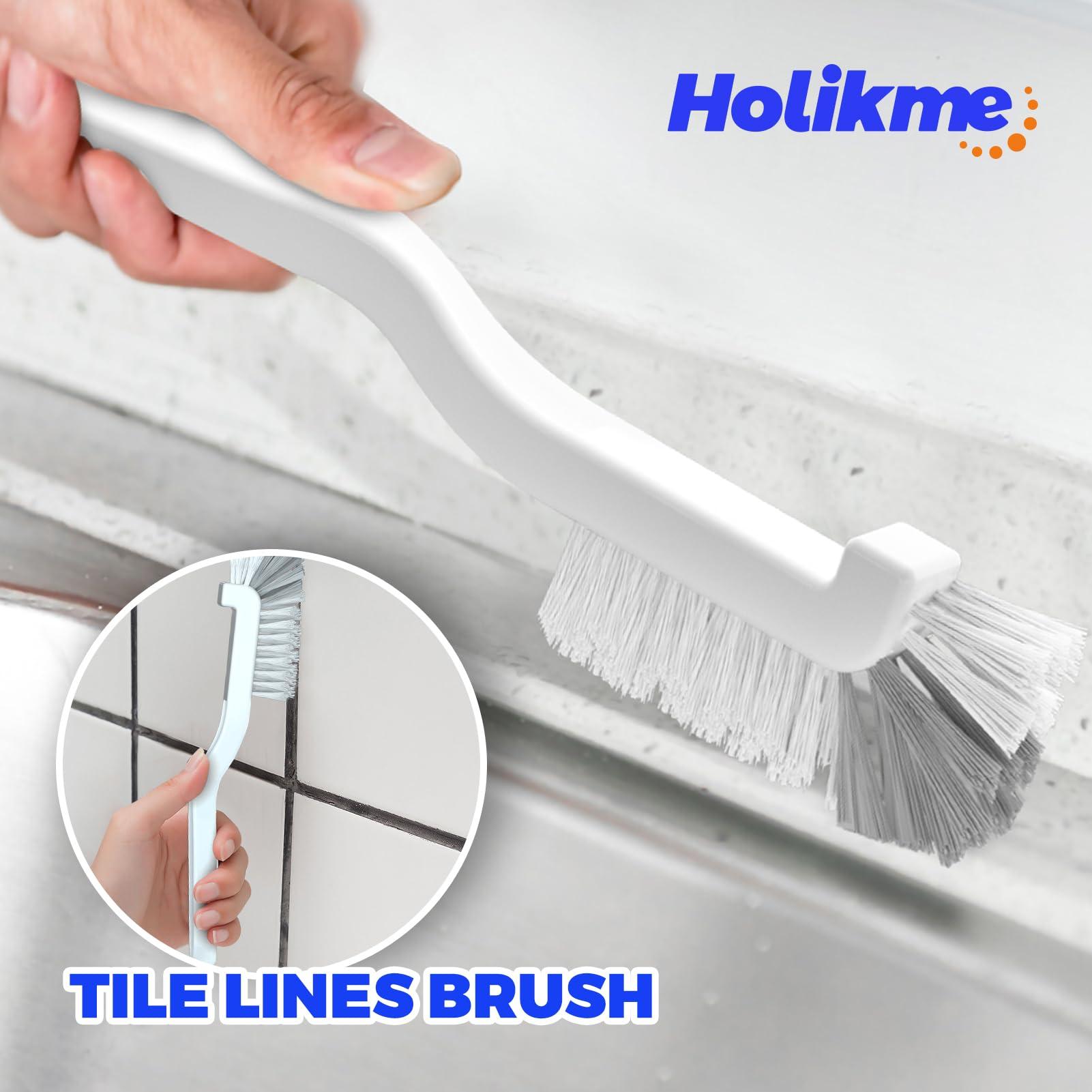 Holikme 5Pack Kitchen Cleaning Brush, Green - Image 5