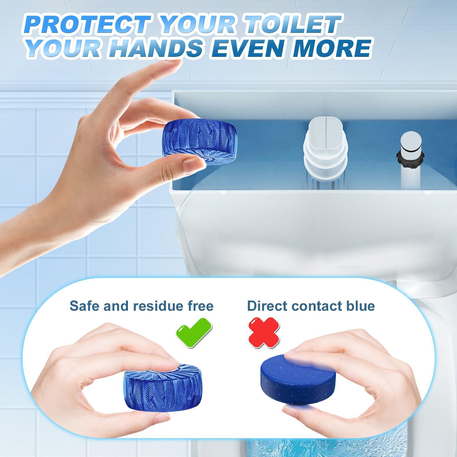 KIISIISO Automatic Toilet Bowl Cleaners Tablets,18 Pack Multipurpose Commercial Household Bathroom Cleaners,Long-lasting 300 brushes Toilet Cleaner, Pine Scent - Image 5