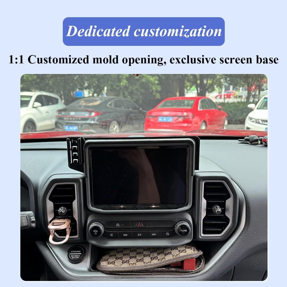 Car Phone Holder for Ford Bronco Sport Auto Accessories [Only for 2021-2024 Bronco Sport] [Auto Lock Hands Free Cell Phone Mount Car fits for iPhone & All Smartphones] - Image 2