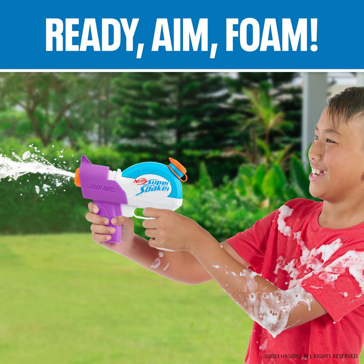NERF Super Soaker Foam Fury Blaster – The Ultimate Foam Blaster for Outdoor Summer Fun - Image 3