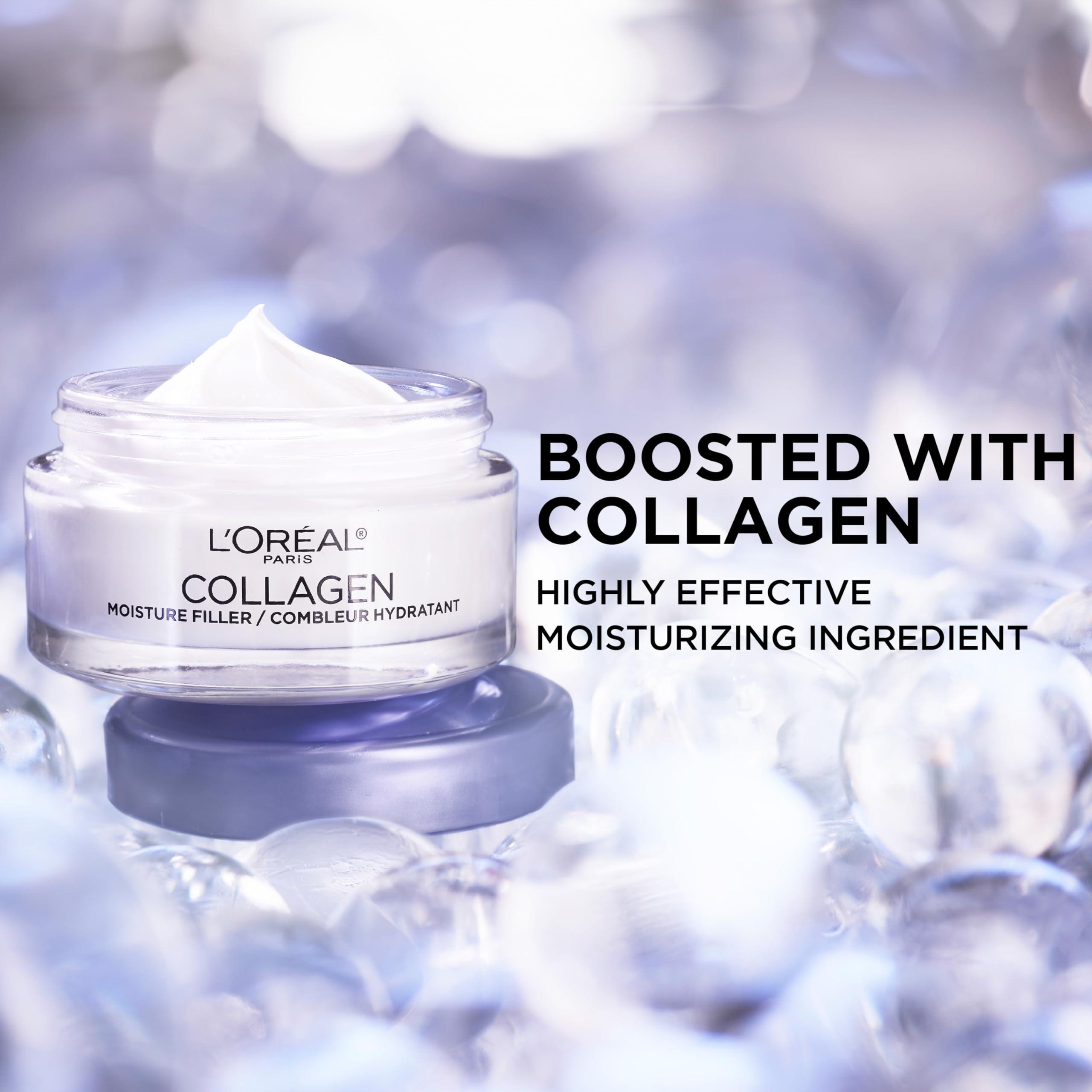 L’Oreal Paris Collagen Daily Face Moisturizer, Anti Aging Face Cream to Reduce Wrinkles and Provide Intense Hydration, 1.7 oz - Image 5