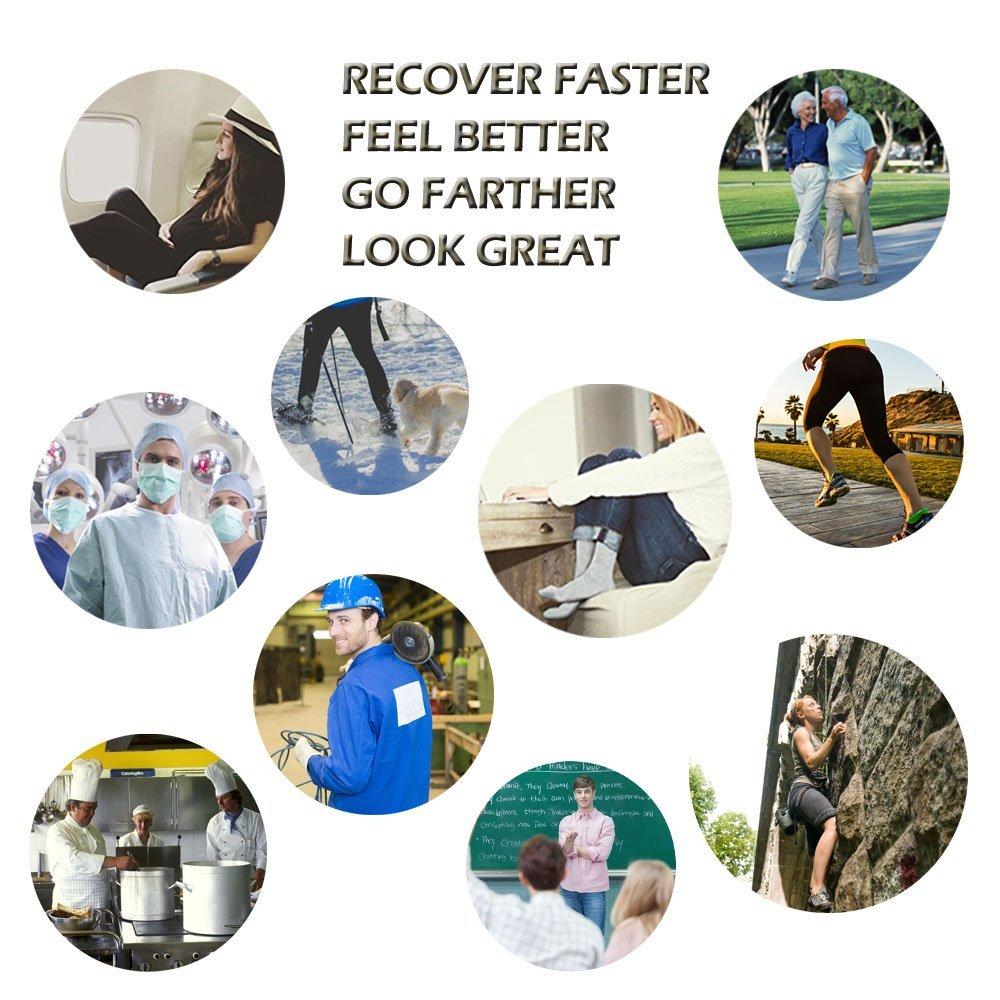 Copper Compression Socks for Men & Women – Plantar Fasciitis Relief, Ankle Support & Circulation – Running & Recovery - Image 5