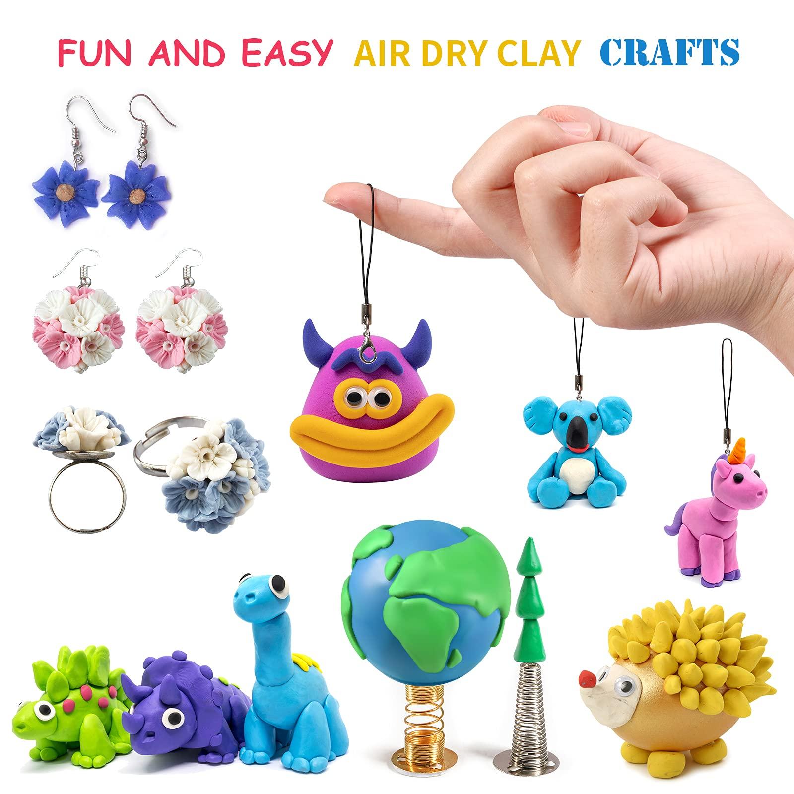 Air Dry Clay, 36 Colors Modeling Clay Kit with 3 Sculpting Tools, Magic Foam Clay for Kids and Adults, DIY Molding Clay Gift for Boys and Girls - Image 5