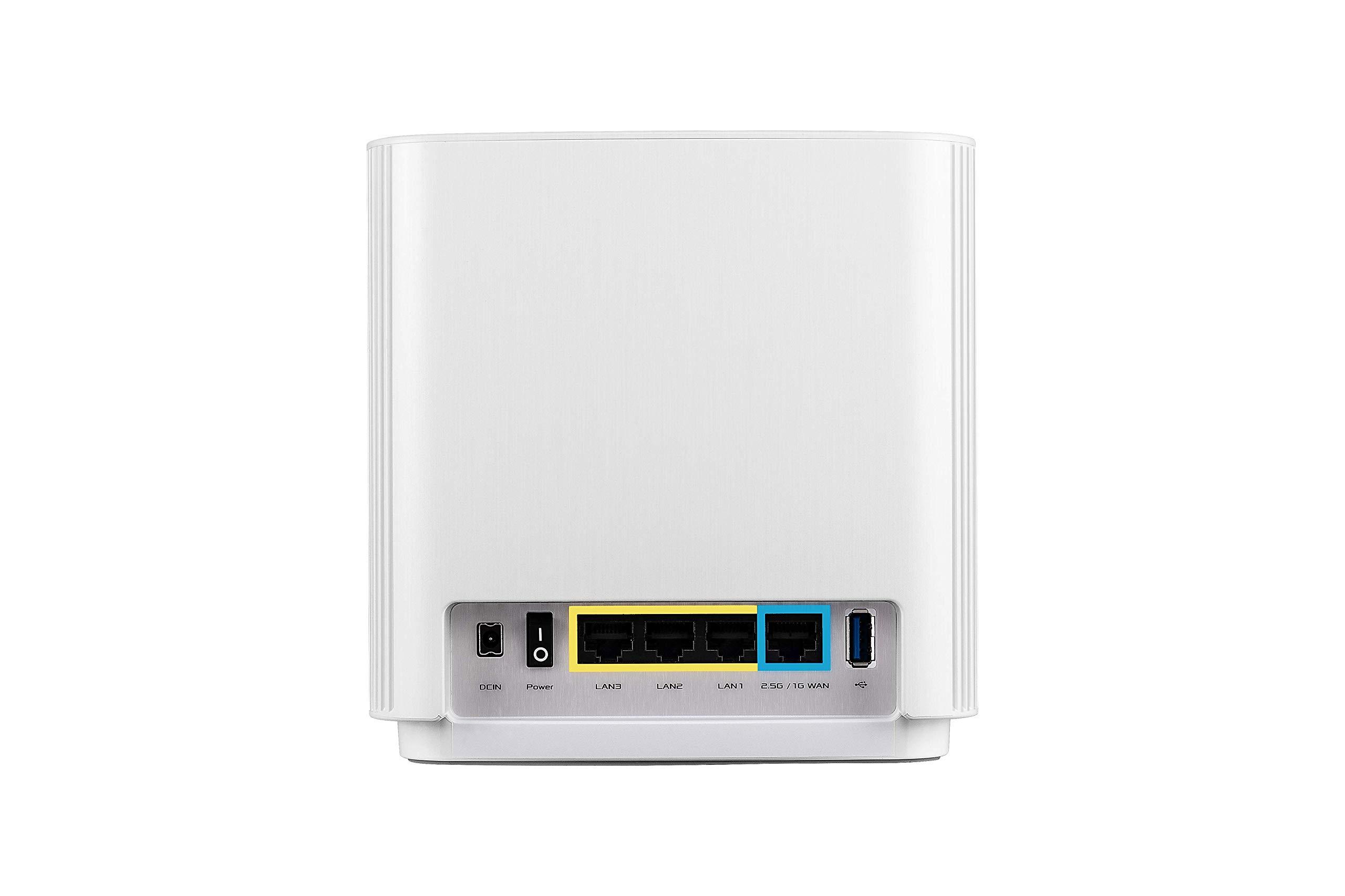 ASUS ZenWiFi Whole-Home Tri-band Mesh WiFi 6E System (ET9 2PK), Coverage up to 5,500 sq.ft, 7800Mbps, new 6GHz band, AiMesh, Lifetime Free Internet Security, Parental Control, EasySetup, Instant Guard - Image 4