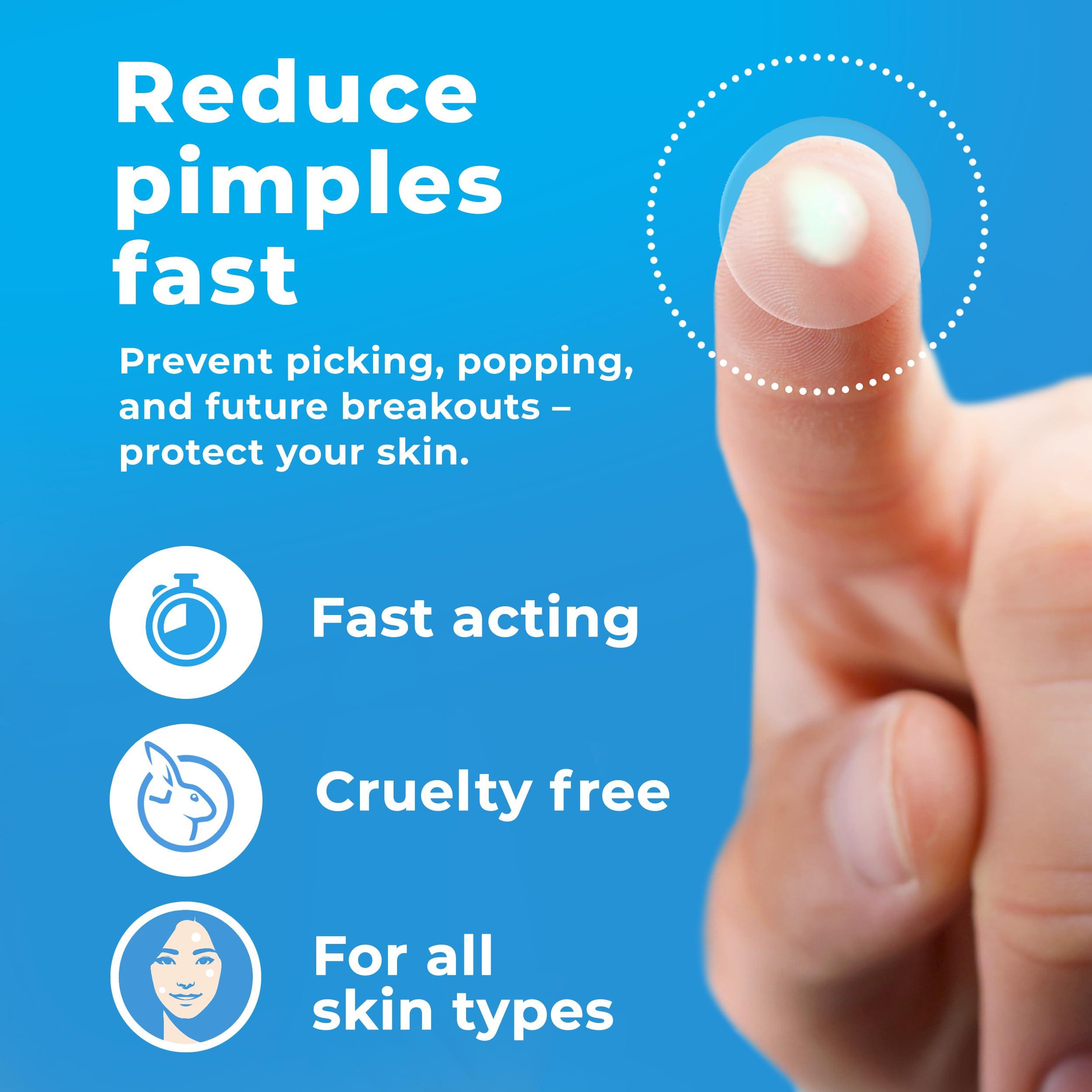 PatchRx Pimple Patches for Face (120 Patches), Hydrocolloid Acne Patches with Tea Tree Oil, Pimple Patch Pimple Stickers - Hydrocolloid Patch Acne Dots - Acne Pimple Patches For Face - Zit Patches - Image 4