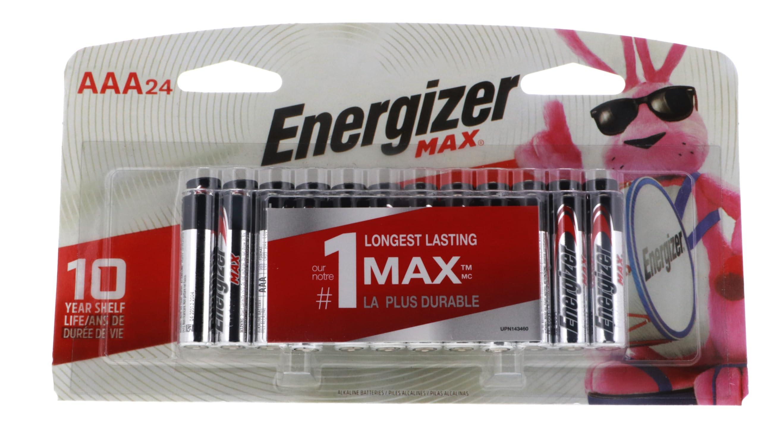 Energizer AAA Batteries (48 Count), Triple A Max Alkaline Battery