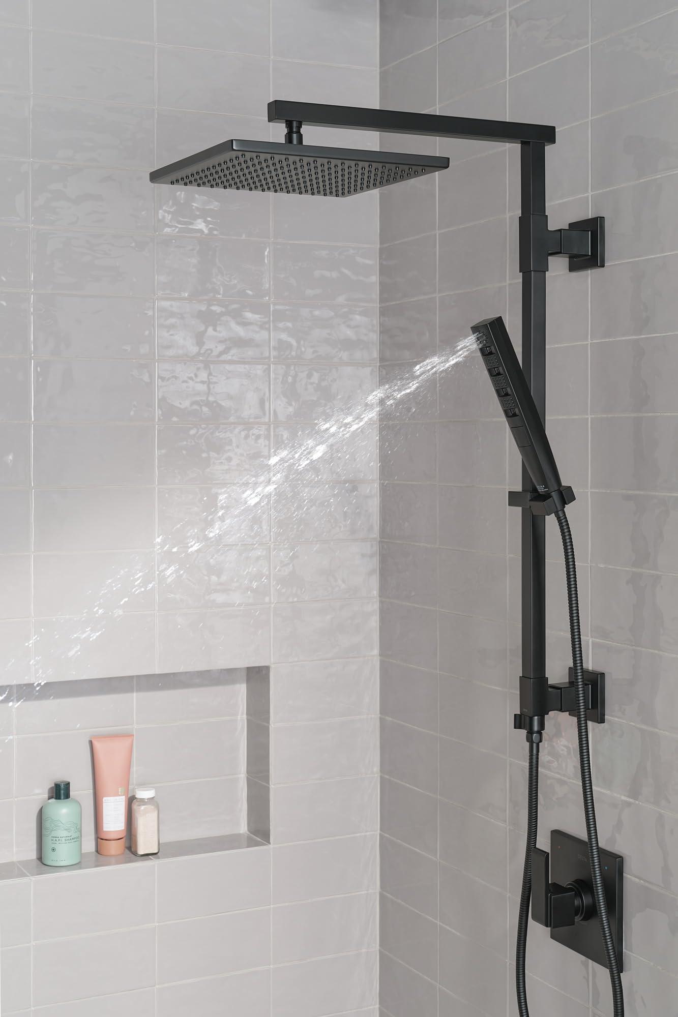 Delta 52159-BL25 Single-Setting Metal Raincan Head, Without Shower Arm, Matte Black - Image 8